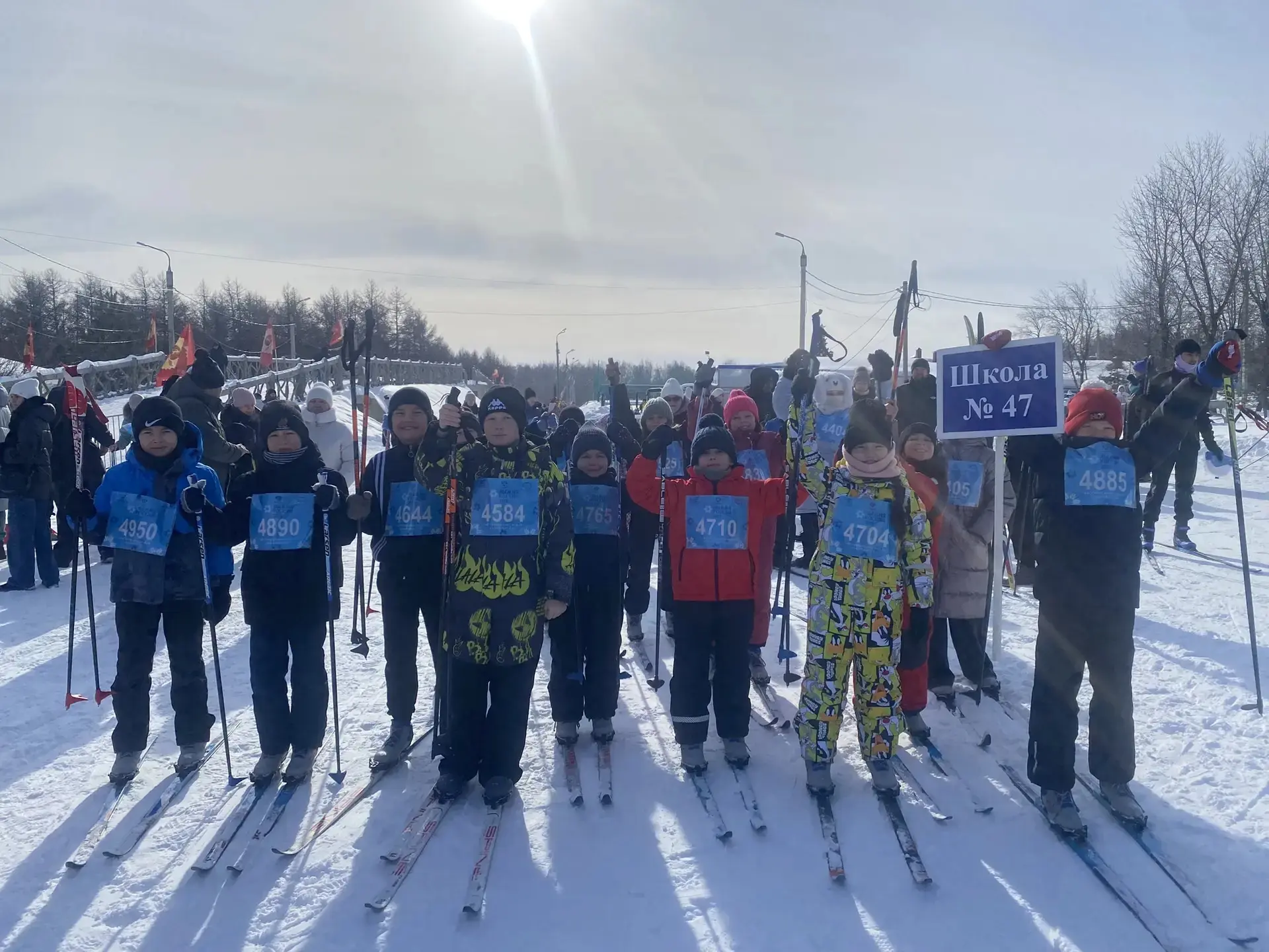 🎉 Лыжня России-2026 🏂✨  Наши ребята из школы снова приняли участие в масштабных лыжных соревнованиях
