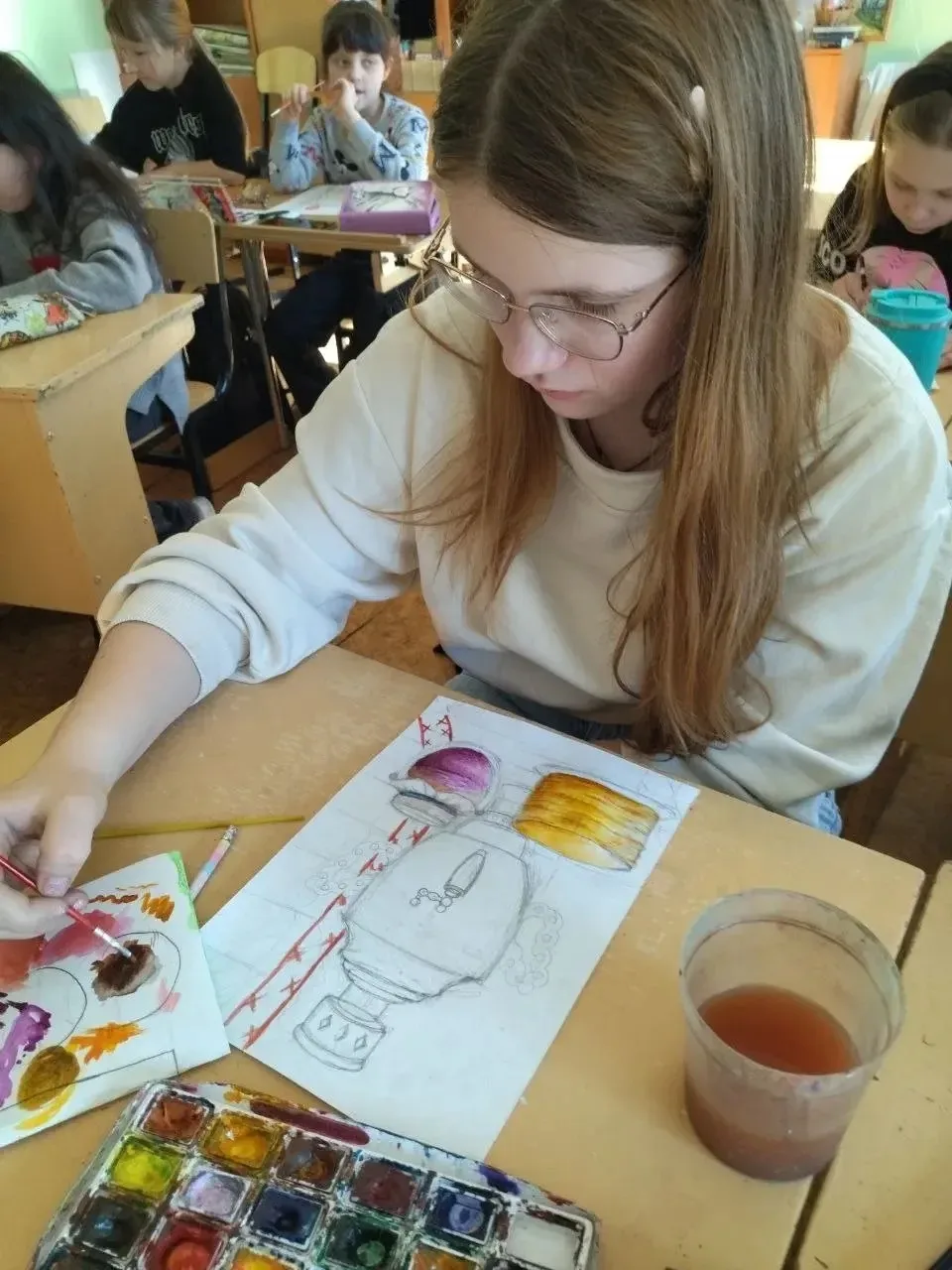 🎨 Масленица в нашей творческой мастерской  Вот и завершается масленичная неделя. В творческой мастер
