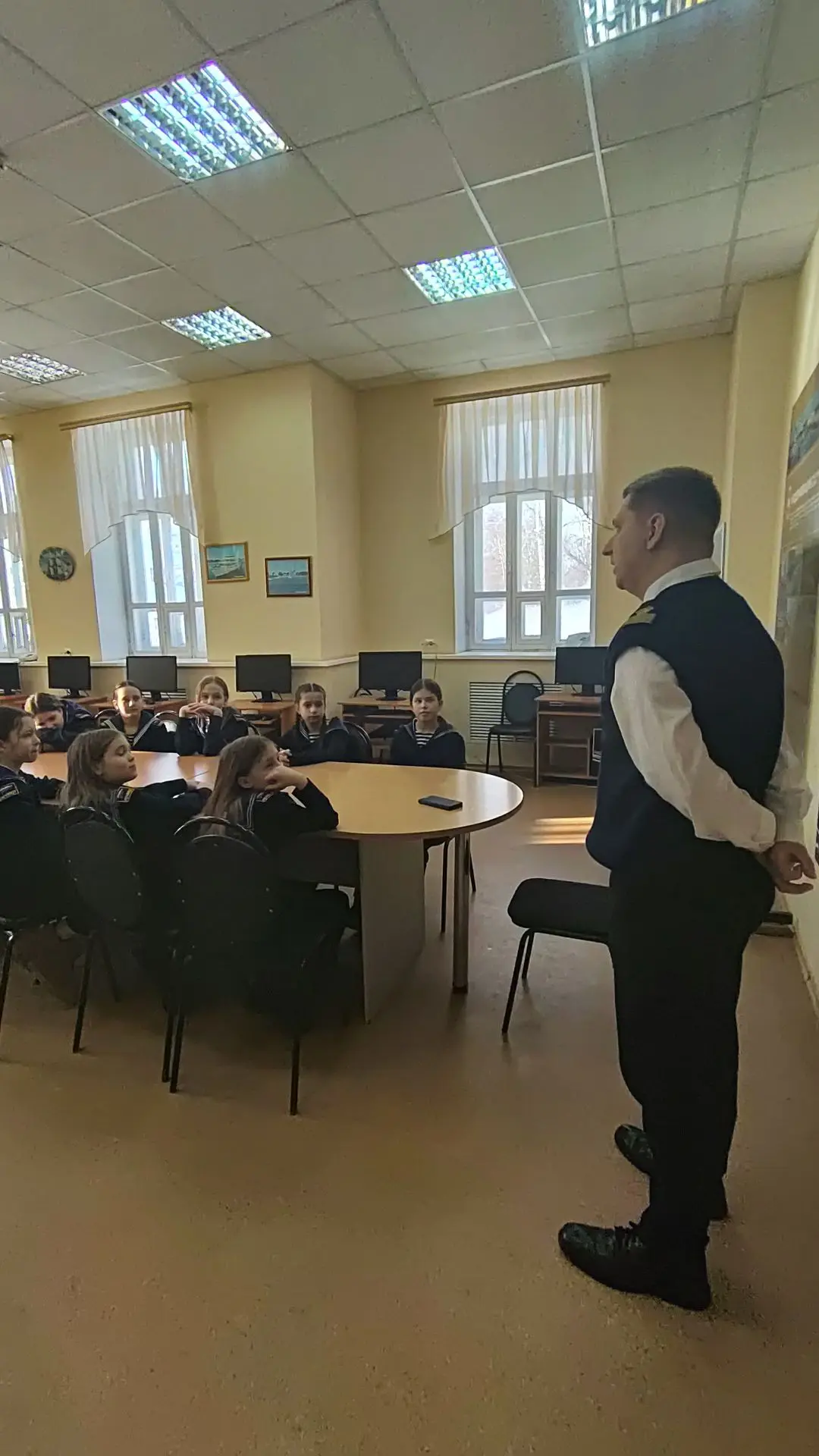 ⛴Беседа со школьниками о будущей профессии