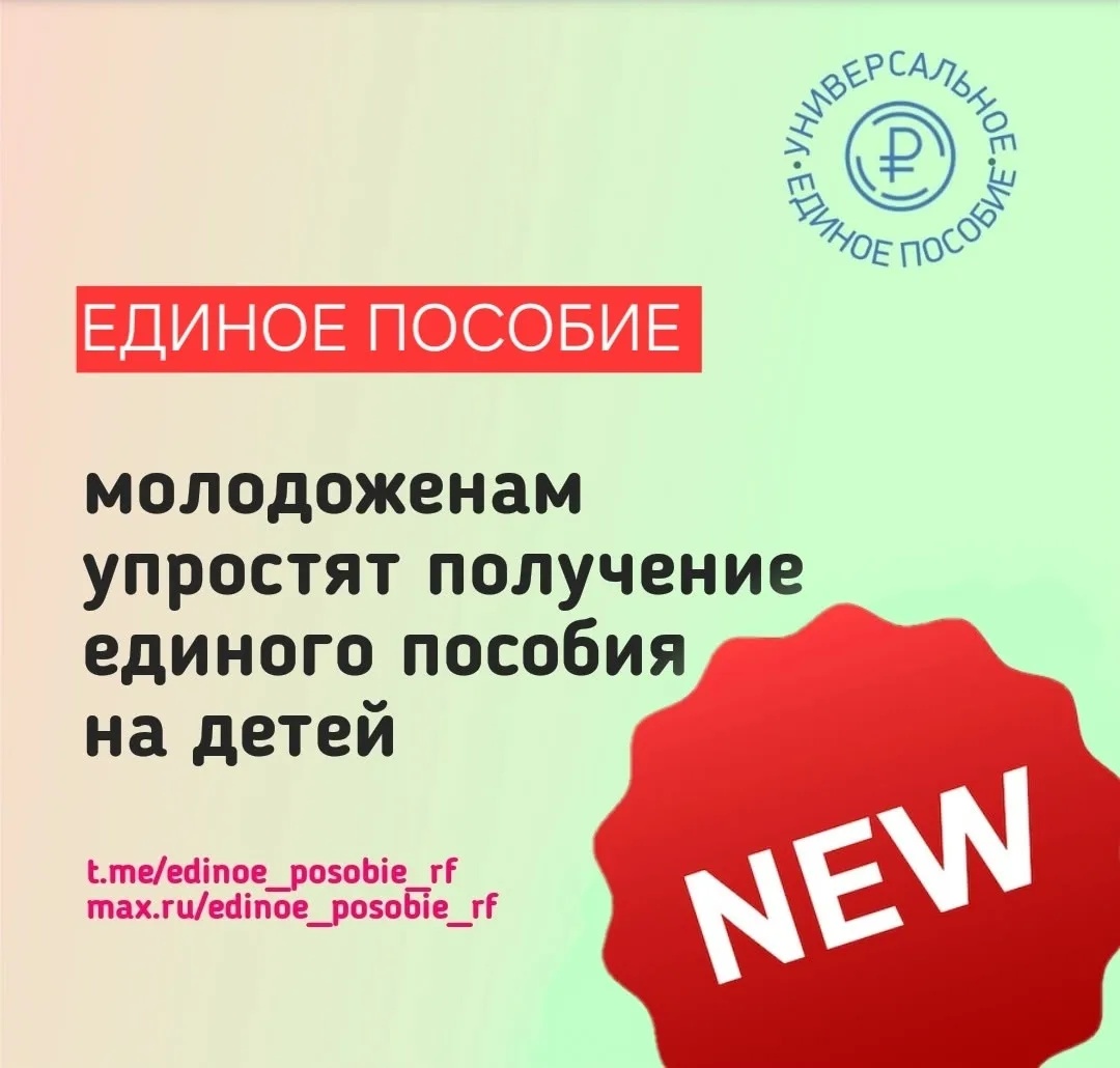 ⚡️❗️ВАЖНО❗️Молодоженам упростят получение единого пособия на детей

Доходы мужа или жены, полученные