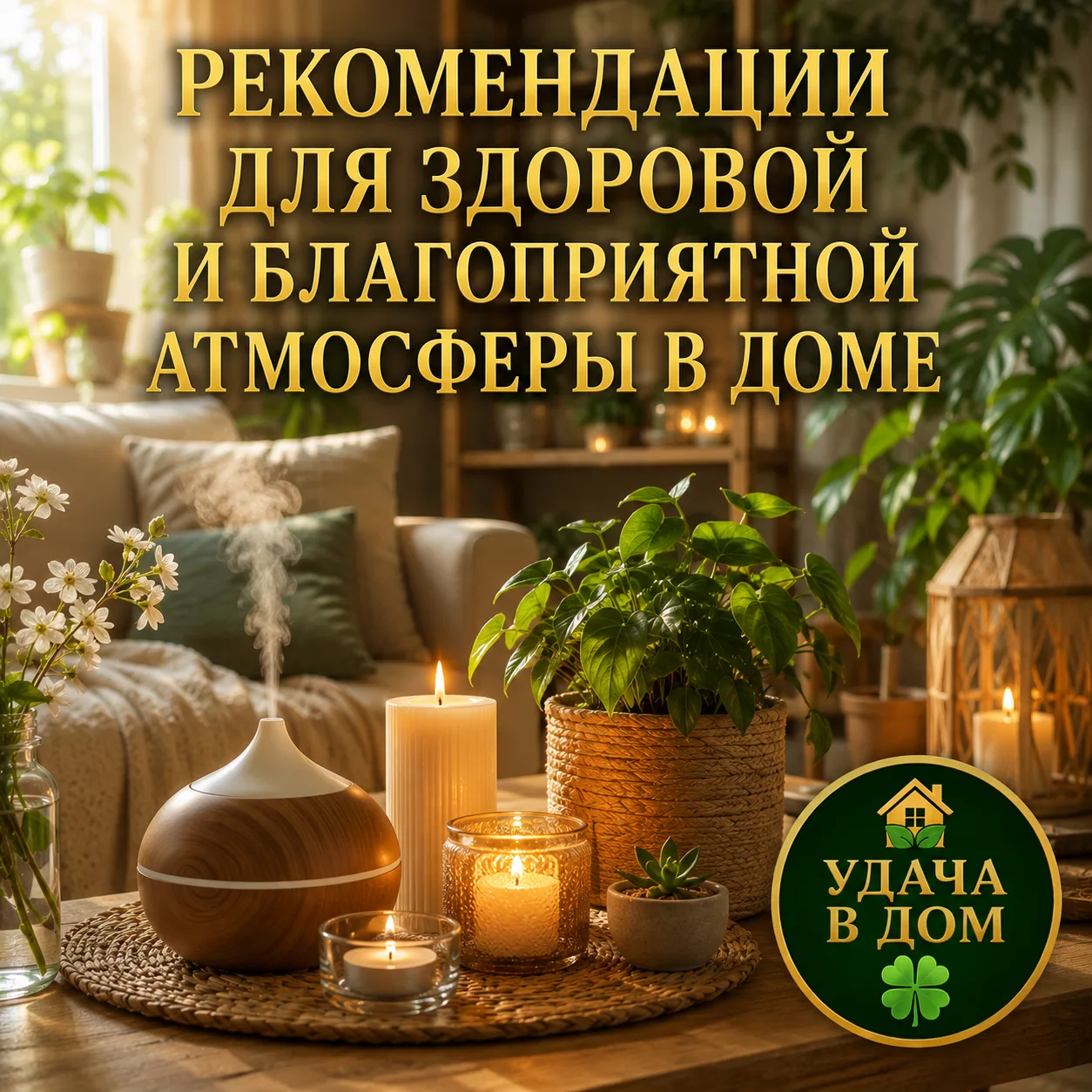 🍀 Как создать в доме атмосферу уюта, спокойствия и гармонии

Дом становится по-настоящему тёплым не