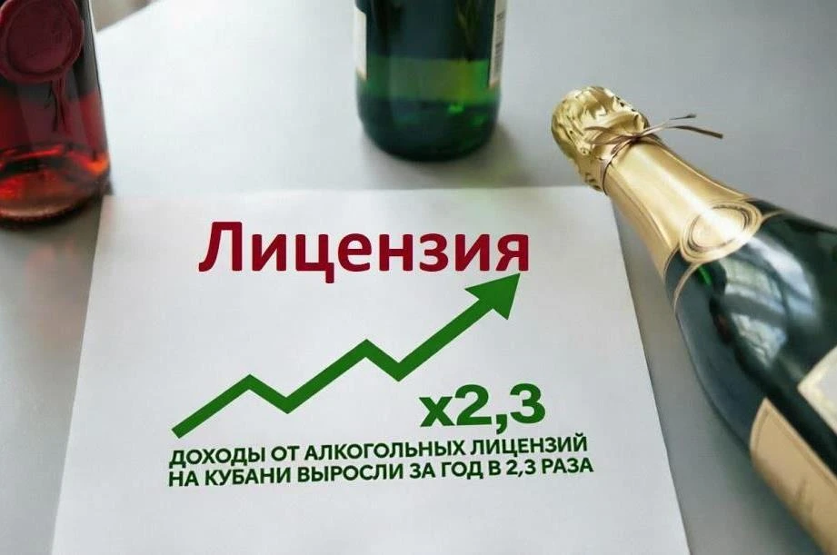 ДОХОДЫ КУБАНИ ОТ РОЗНИЧНЫХ АЛКОГОЛЬНЫХ ЛИЦЕНЗИЙ ПО НОВОЙ СИСТЕМЕ ПОШЛИН ЗА ГОД ВЫРОСЛИ ...