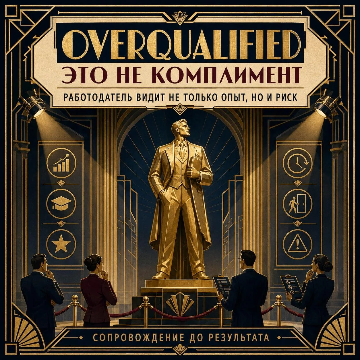 👑 OVERQUALIFIED — ЭТО НЕ КОМПЛИМЕНТ. ЭТО РИСК В ГЛАЗАХ РАБОТОДАТЕЛЯ