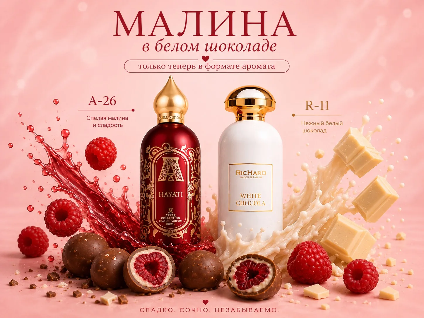 Малина в белом шоколаде… ❤️

Только теперь этот десерт можно не попробовать, а носить на себе.

Мы о