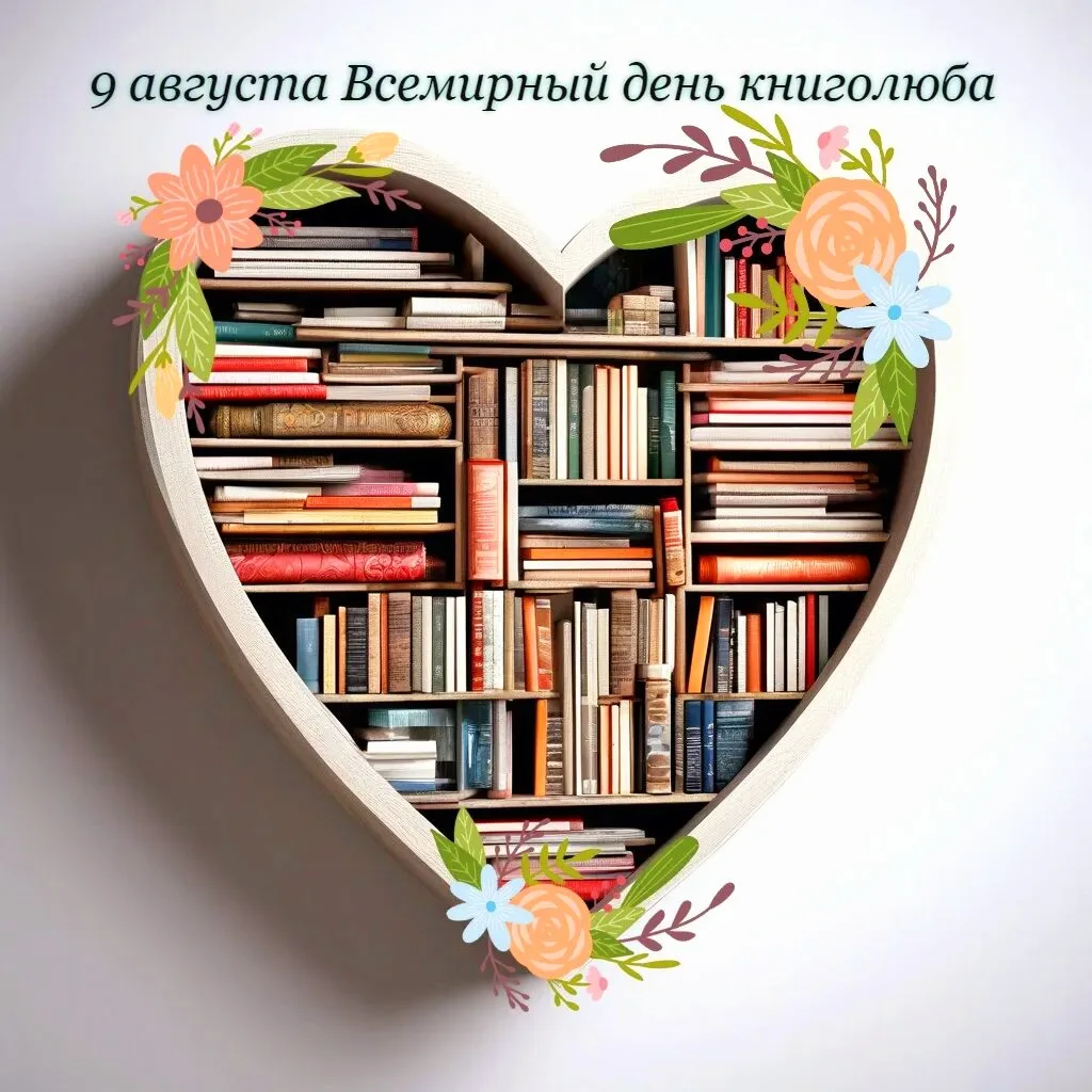 9 августа отмечается Всемирный день книголюбов — праздник, который объединяет всех, кто...