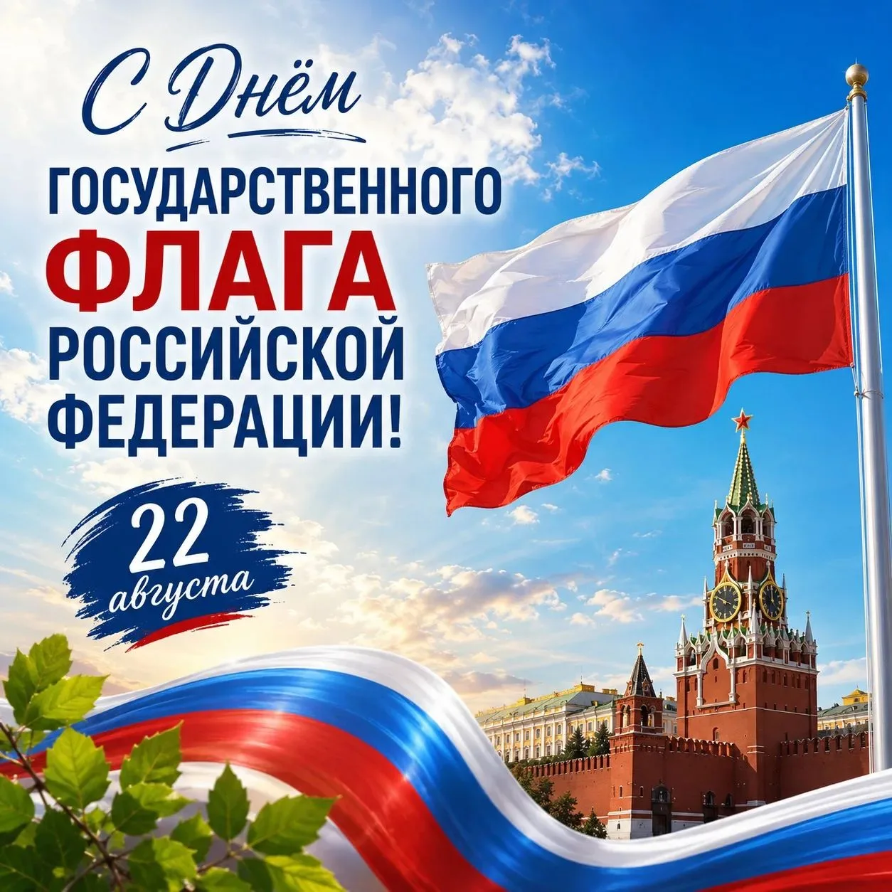 День российского флага 22 августа отмечается в память о событиях 1991 года в Москве. В ...