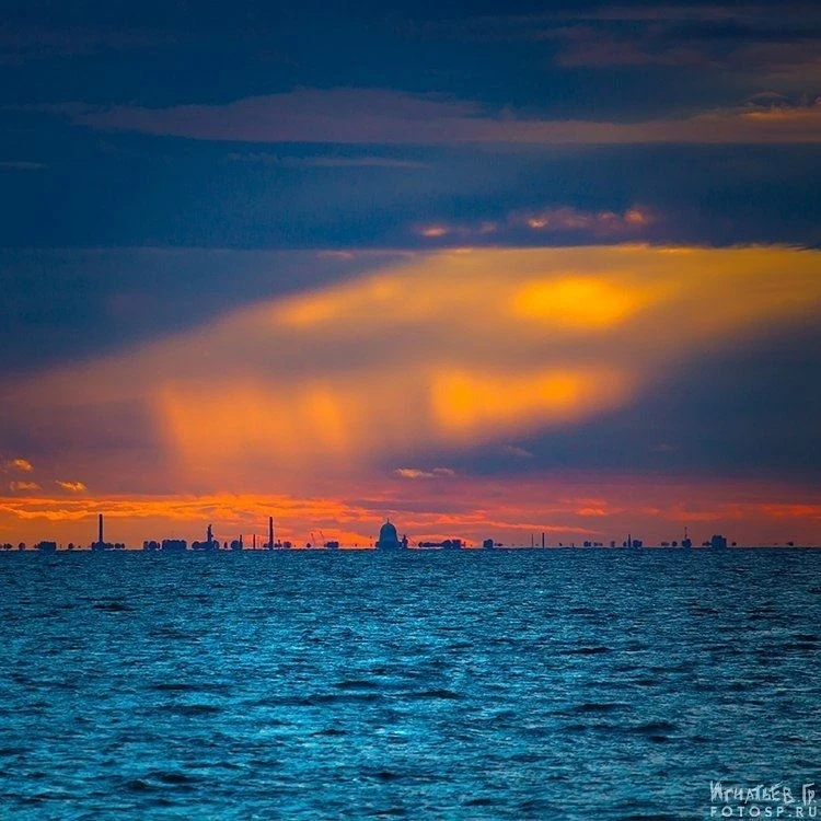 Кронштадт на закате
