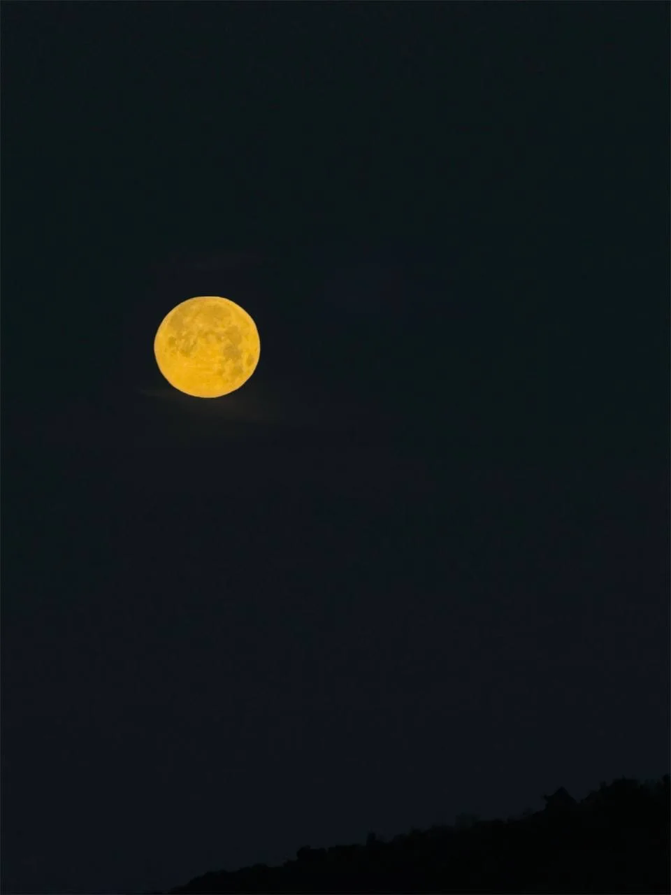 🌕 Заход полной луны в Сочи