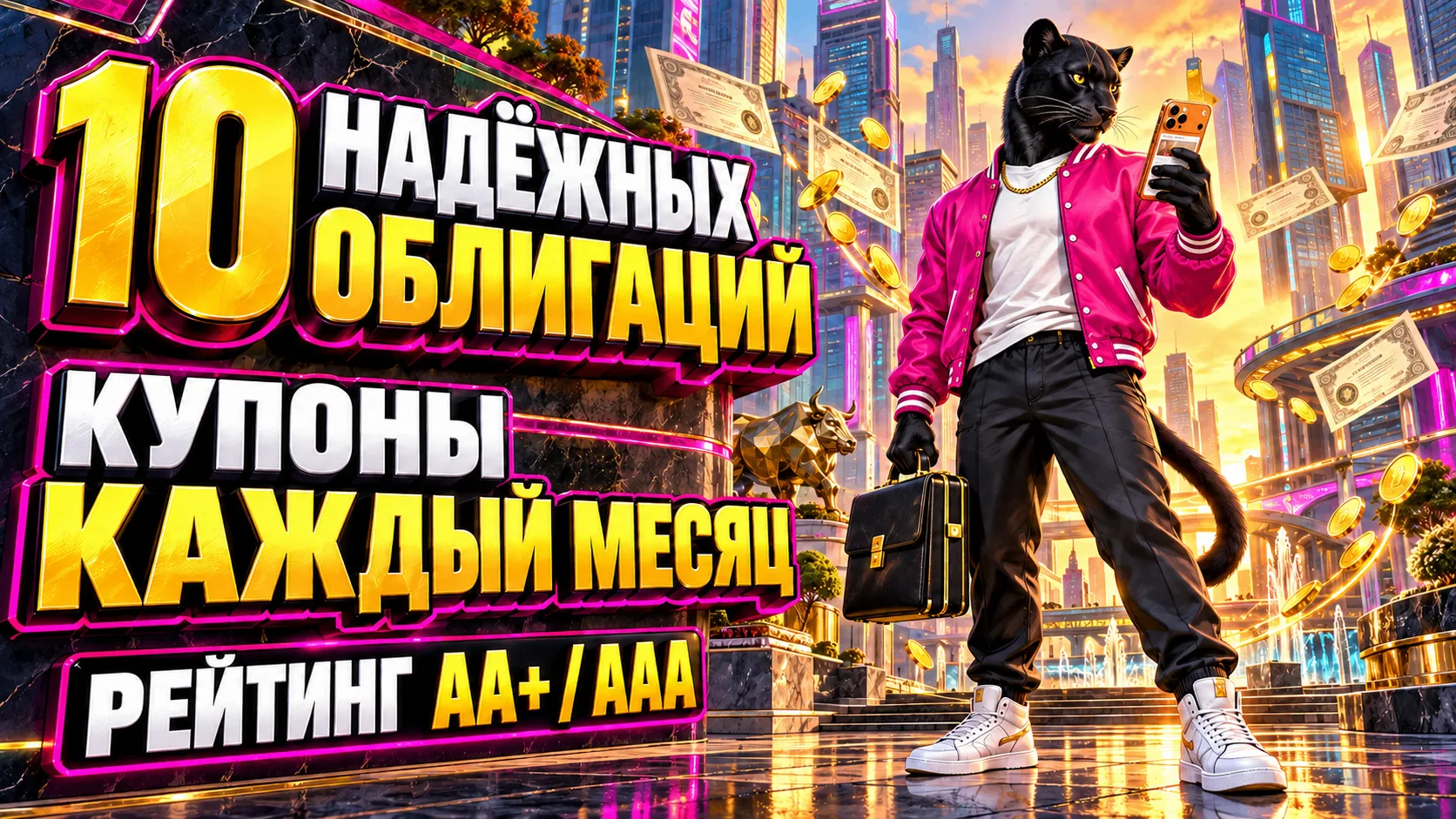 🚀 10 надежных облигаций с ежемесячными купонами на 1 год и более