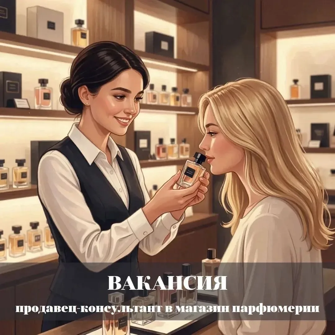 🛑Вакансия: продавец‑консультант в магазин парфюмерии.