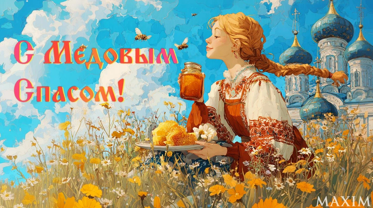 С медовым спасом!