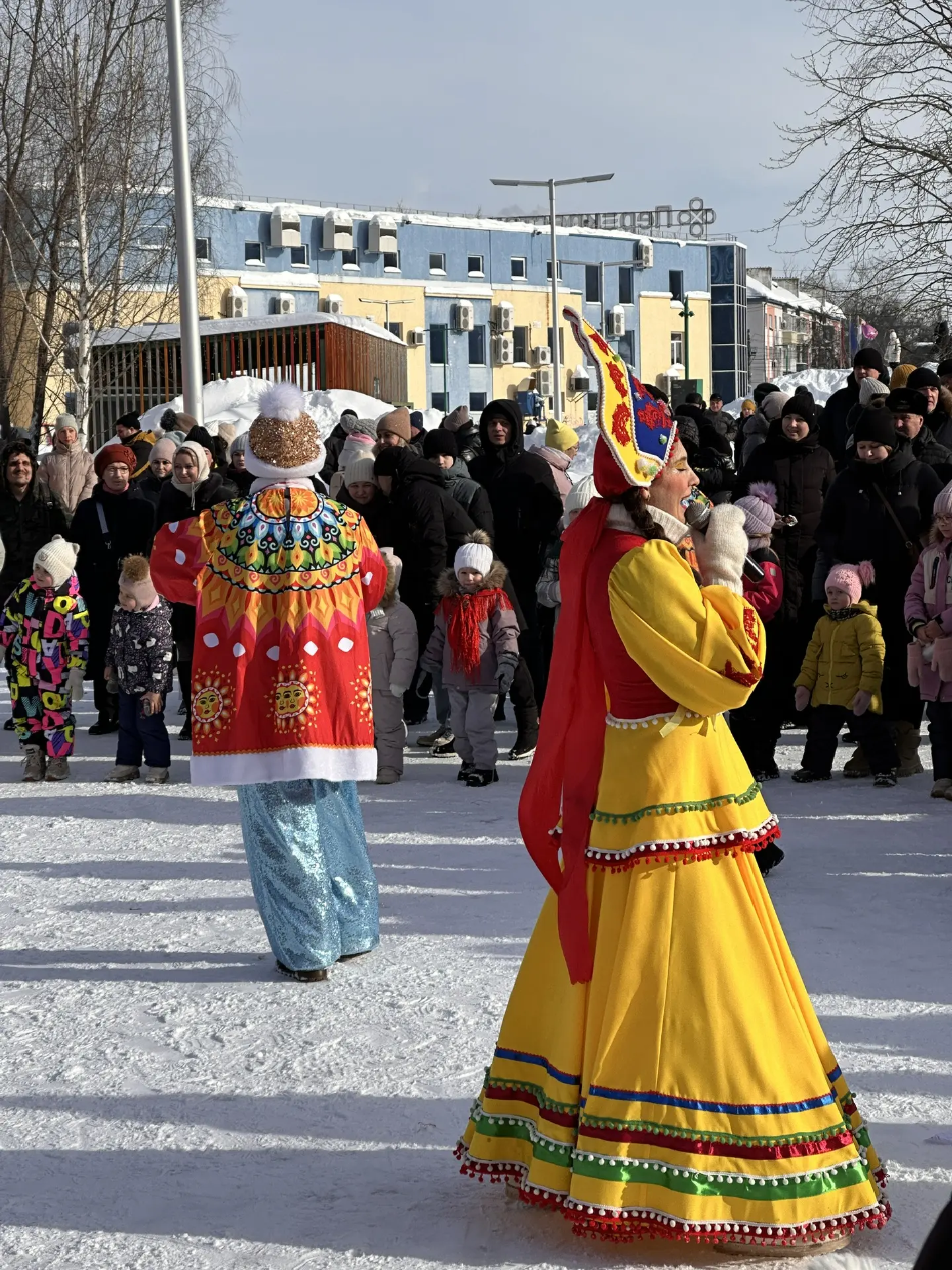 В парке прямо сейчас походят масленичные гуляния 🔥