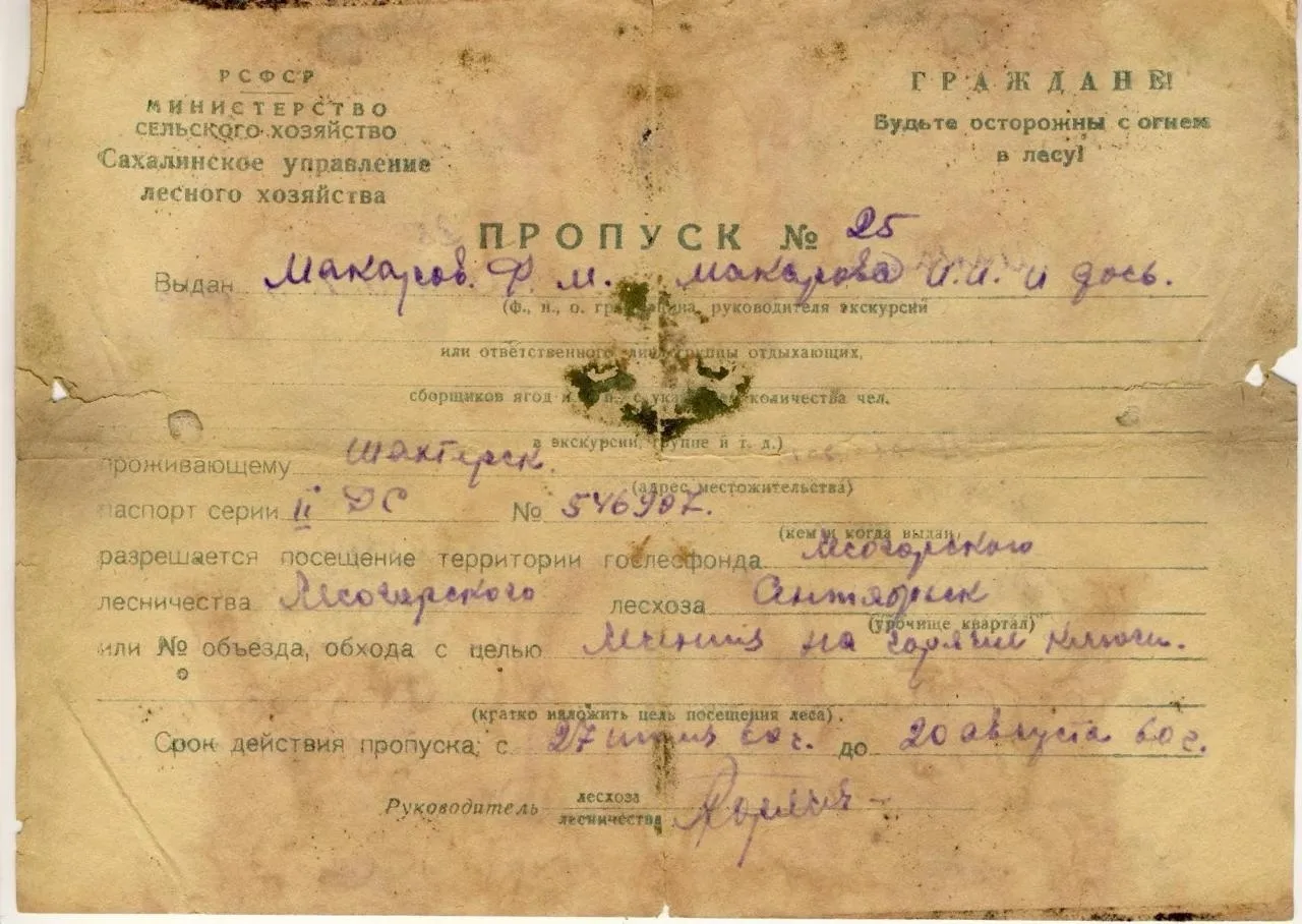 В 60-х годах для проезда к Тельновским горячим источникам требовался пропуск. Выдавался...