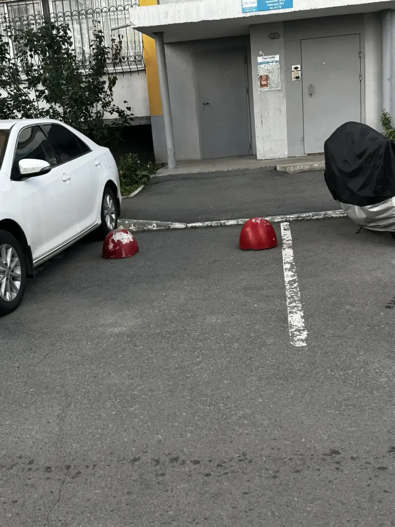📸Обновили внешний вид у полусфер по адресу Краснопольский проспект, 3в, второй подъезд.