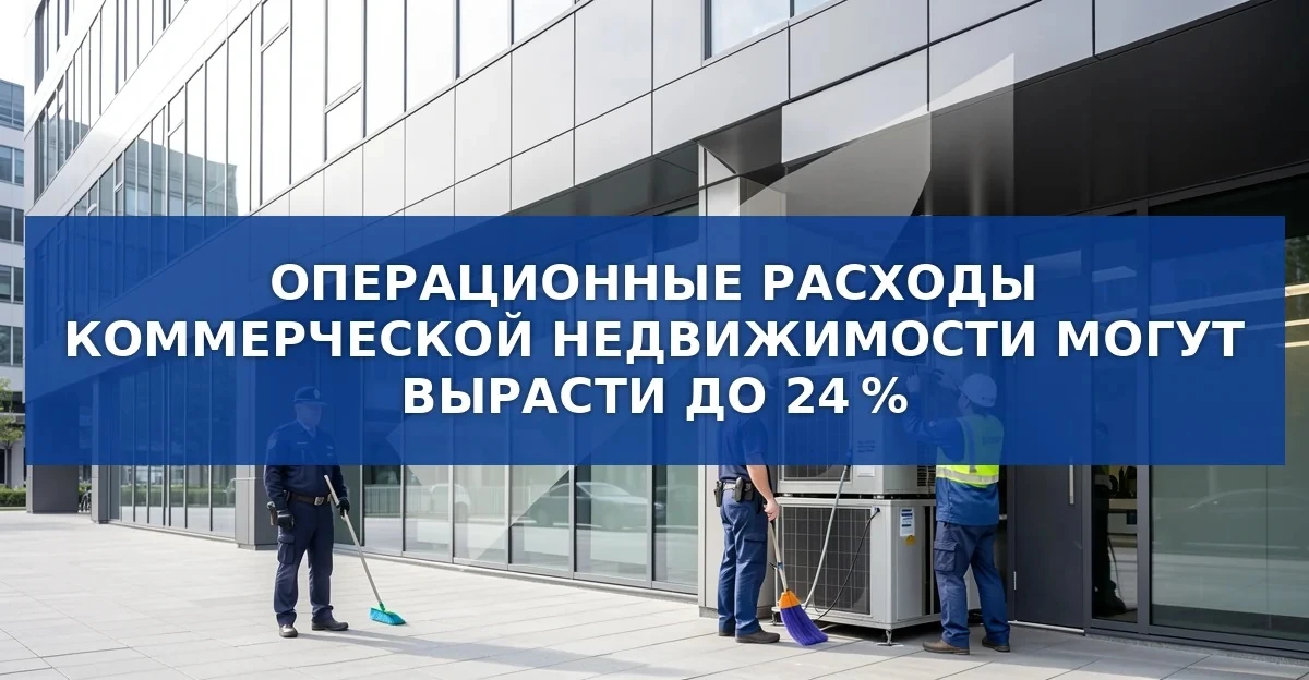 Операционные расходы коммерческой недвижимости: рост до 24 %