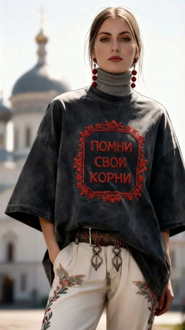 «Тренды приходят и уходят, а русский стиль остался и захватил всё! 🇷🇺»