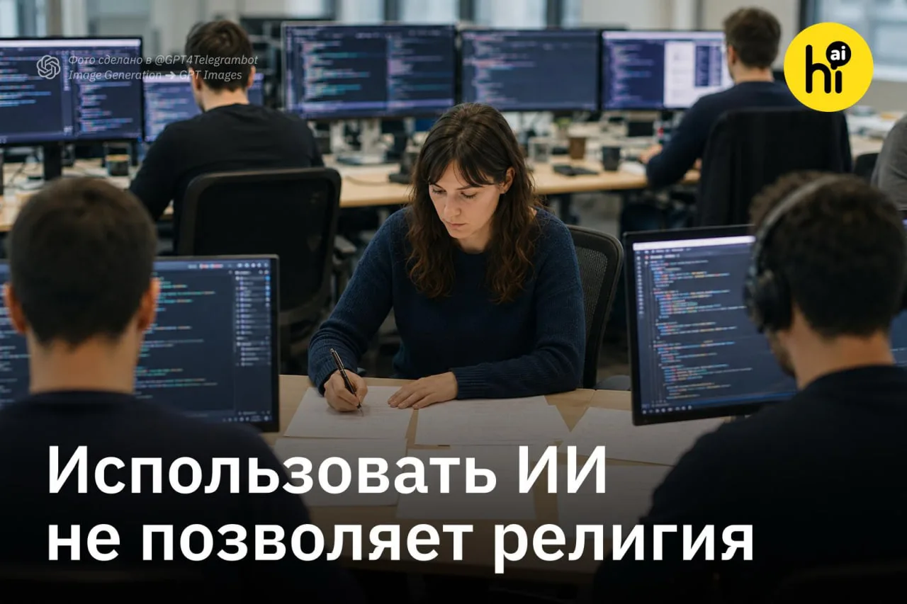 ❓ Разработчице разрешили не пользоваться ИИ из-за ее религии

В IT-компании, где работает Эрин Маус,