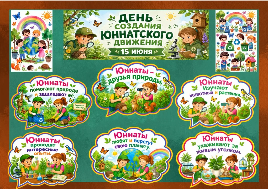 15 июня - День создания юннатского движения добавлено в ВК ДОНАТ❤️ https://t.me/uhuiuhus