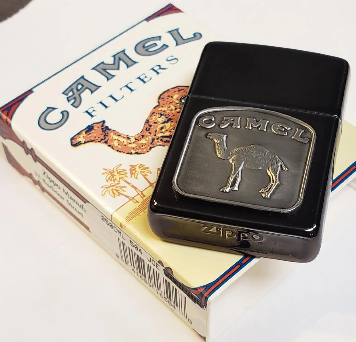 Zippo Camel, Midnight Chrome.