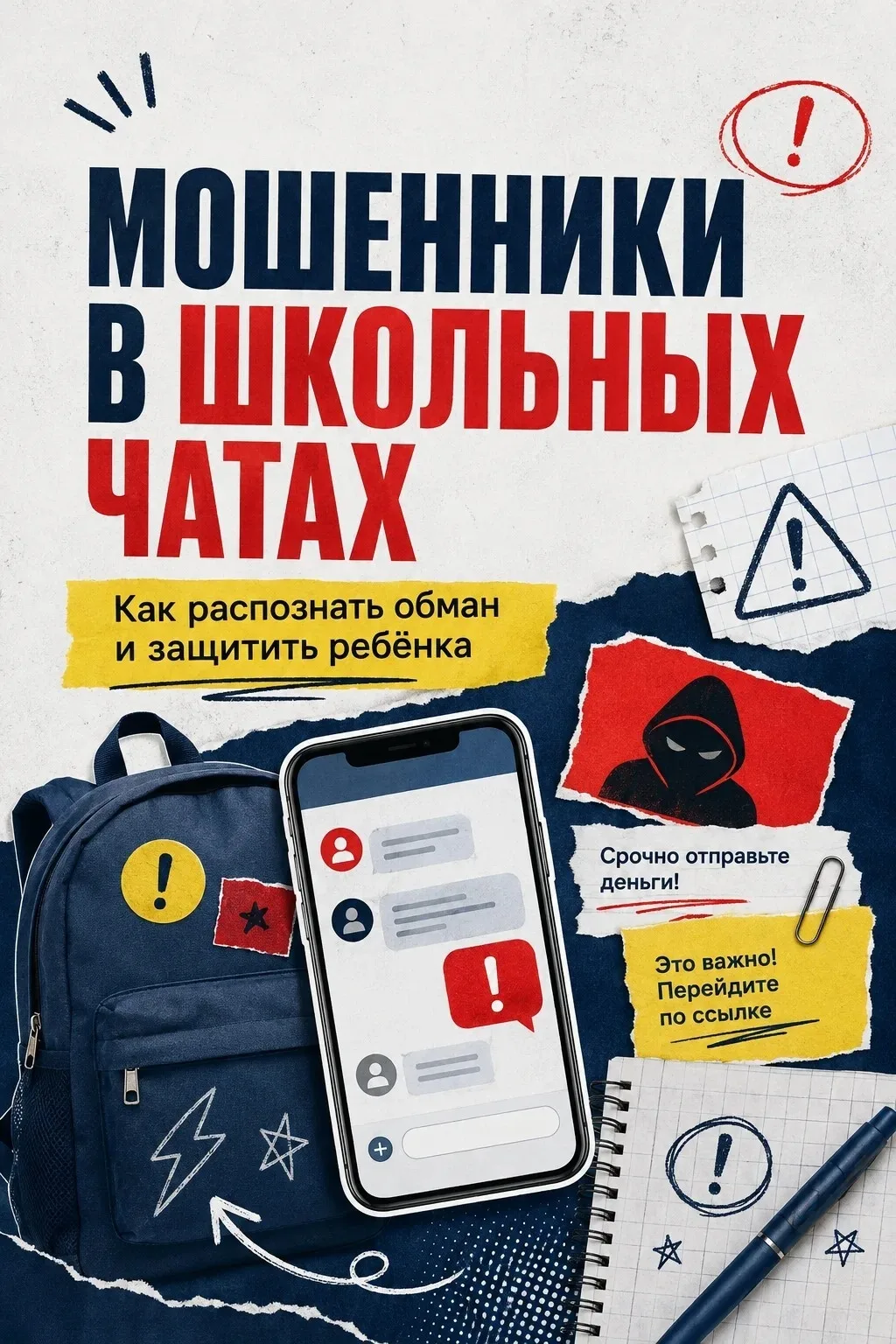 📱  Мошенники всё чаще пытаются обмануть подростков — через соцсети, игры, сообщения и ...