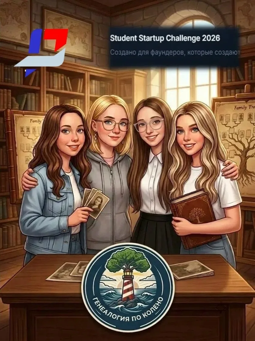 🌳 Студентки РГАТУ — в финале Student Startup Challenge 2026! 
 
Их проект «Генеалогия по колено» во