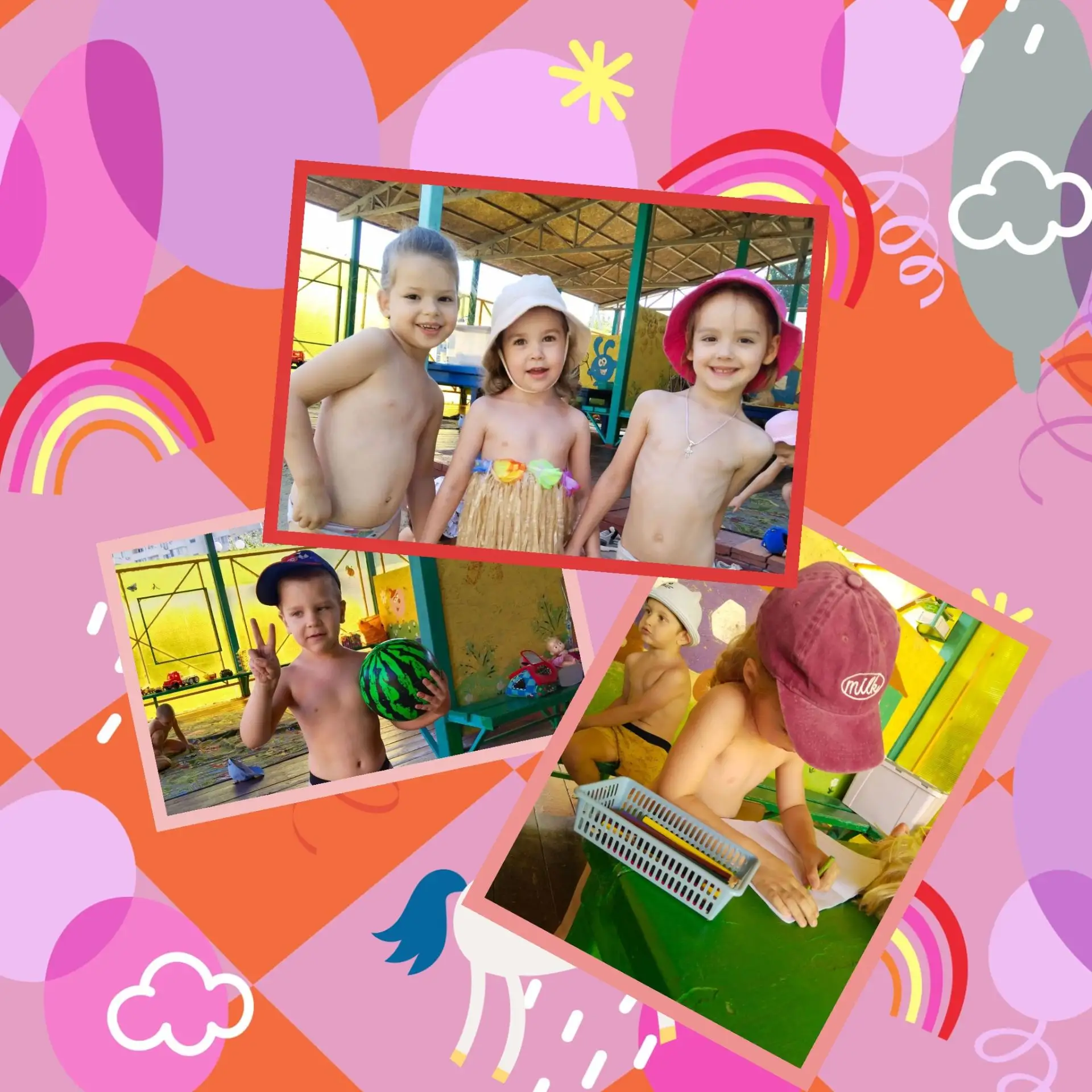 На прогулке — сплошное волшебство! ☀️

Ребята могут бегать, играть в песочнице, рисовать мелками на 