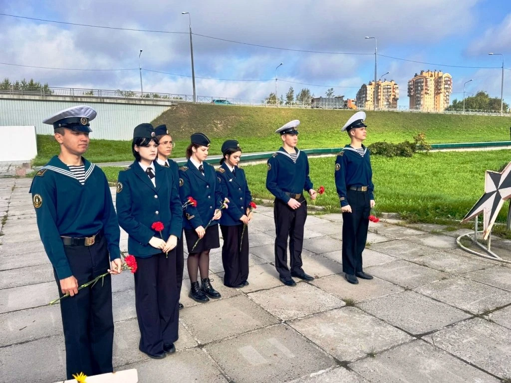 🎖️ В День окончания Второй мировой войны курсанты шестой площадки Морской технической ...