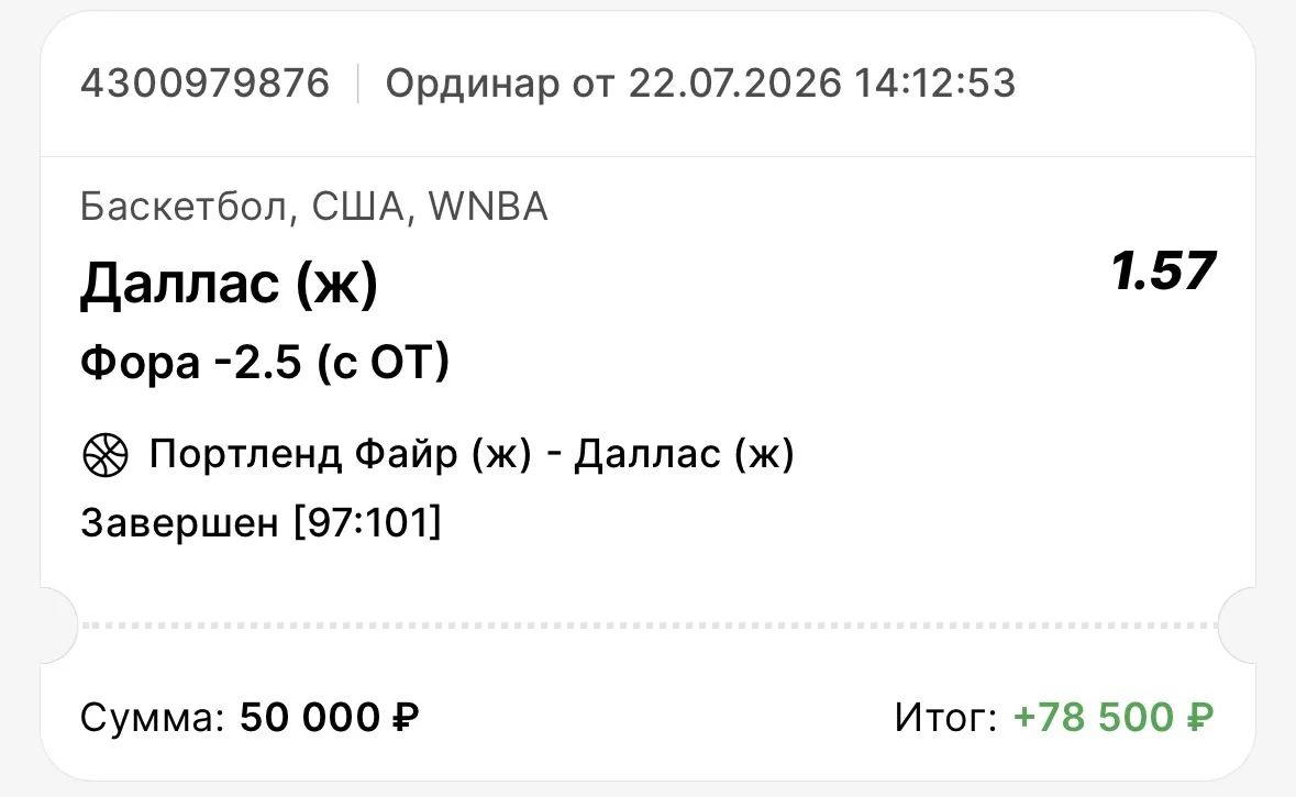 ✅ БЕРЕМ ПОБЕДУ ПО БЕСПЛАТКЕ! 

Даллас» одержал победу 101:97, уверенно проведя концовку встречи. Дже
