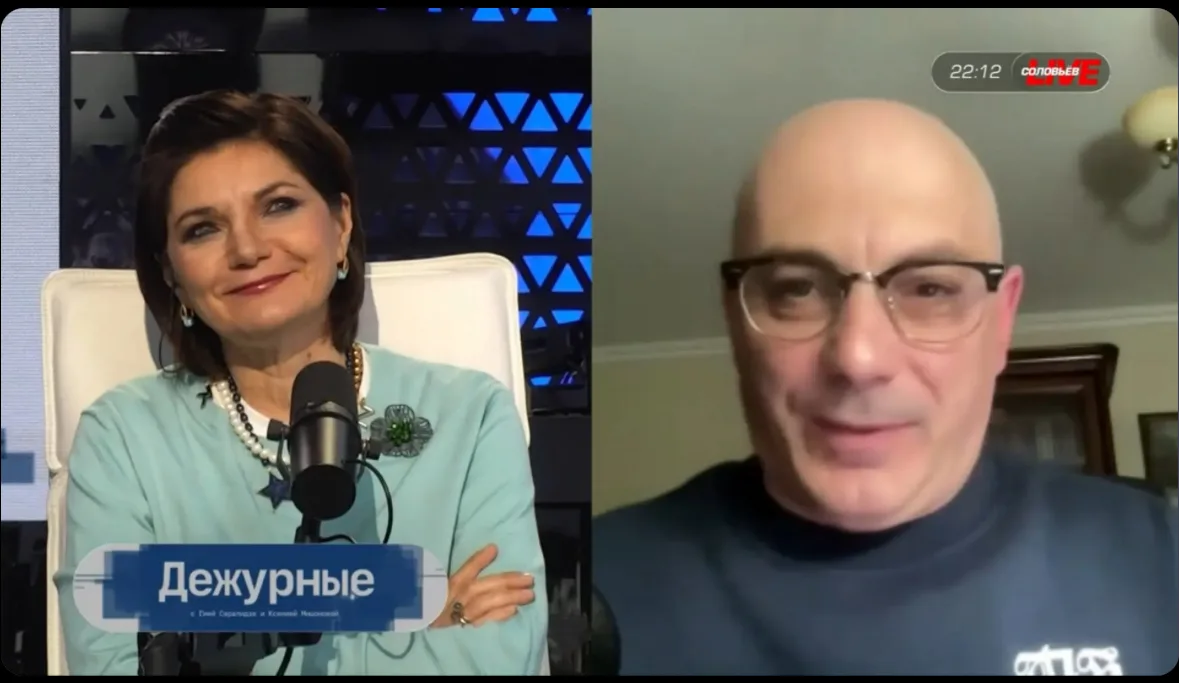 Сегодня в эфире Соловьев live  в проекте «Дежурные» была одна с экспертами)