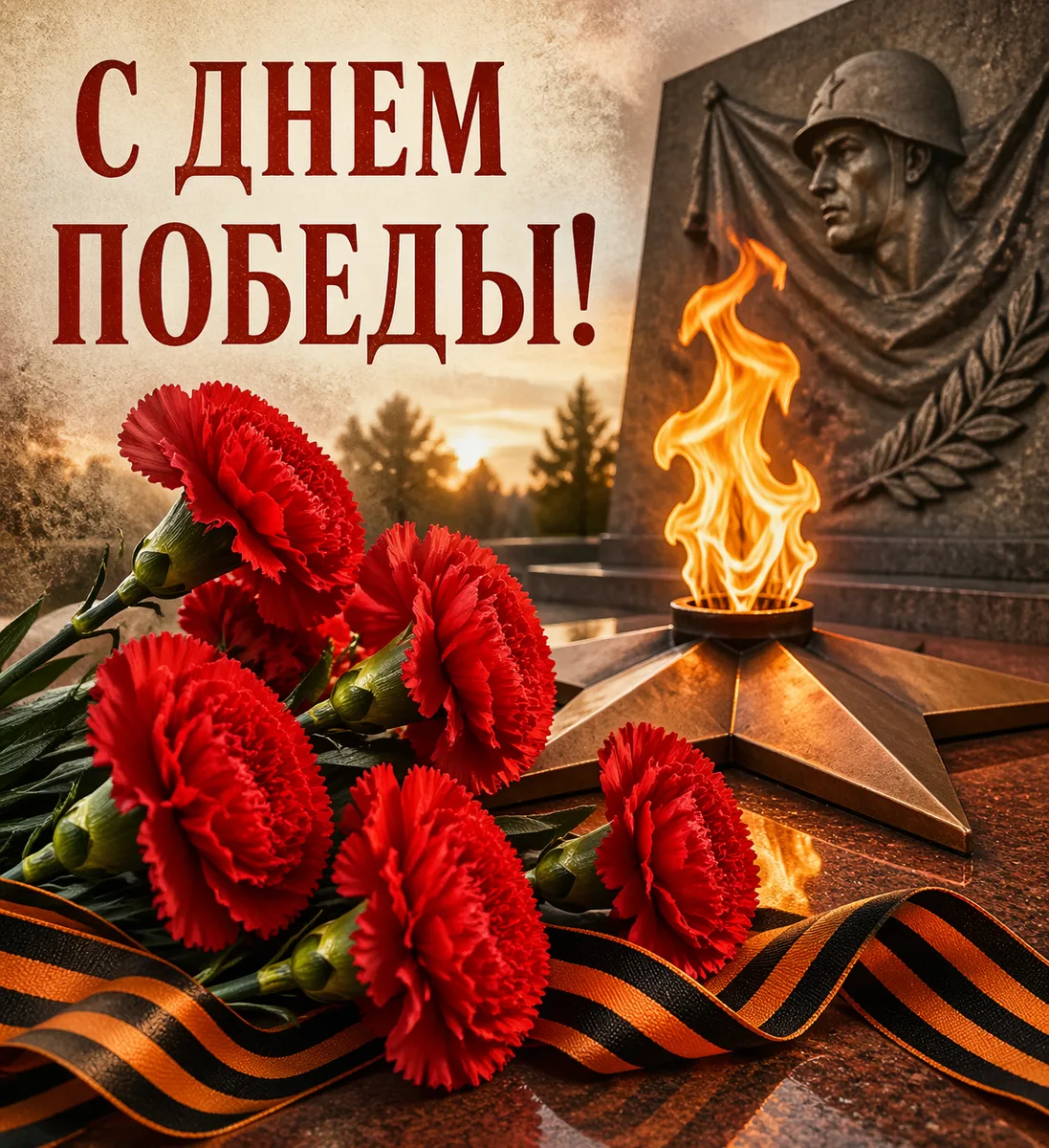 Поздравляем всех С Днём Победы! Пусть мужество и героизм этого великого праздника никог...