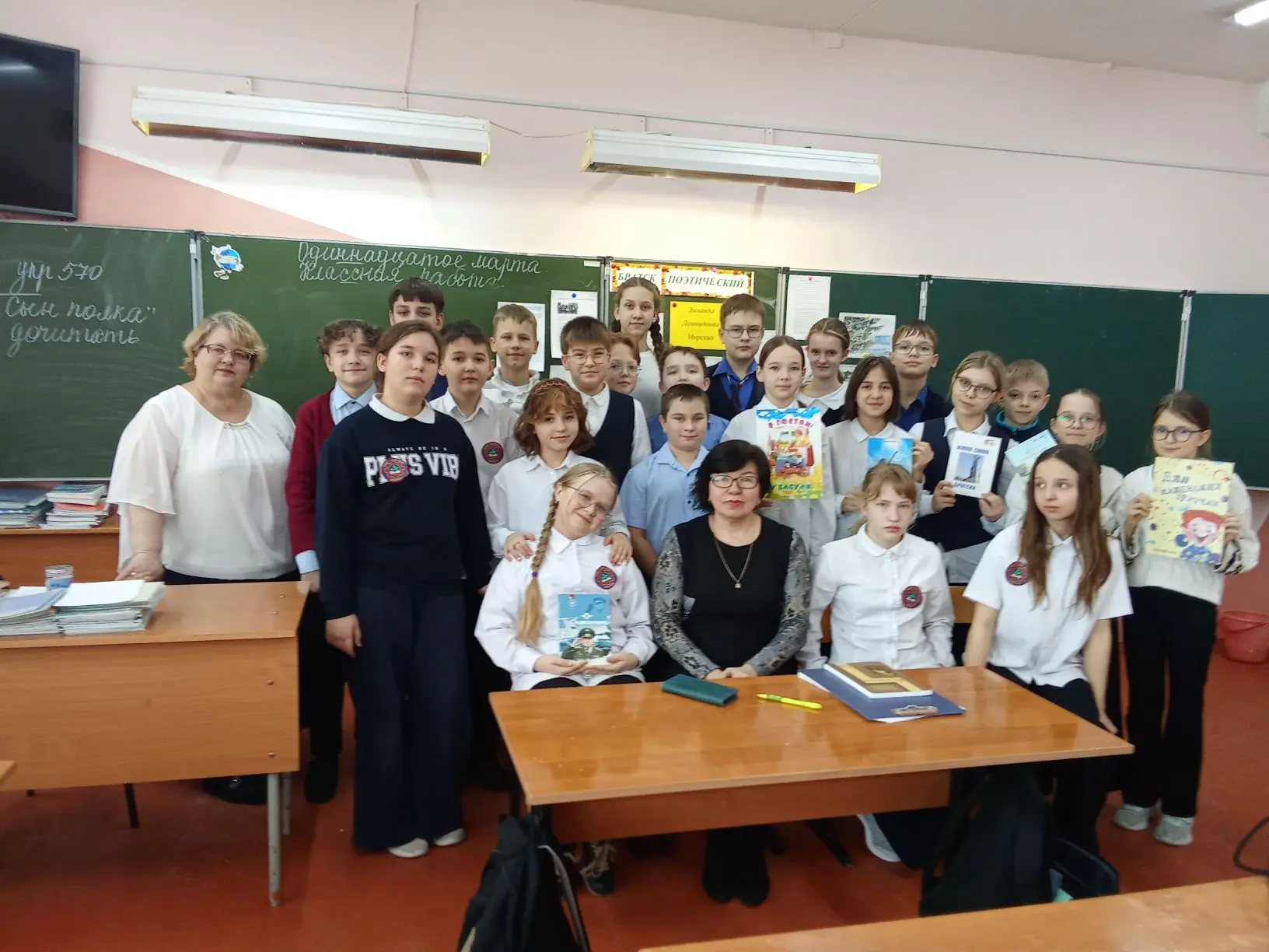 12 марта в нашей школе произошло по-настоящему важное событие. Заведующая библиотекой Ульяна Виталье