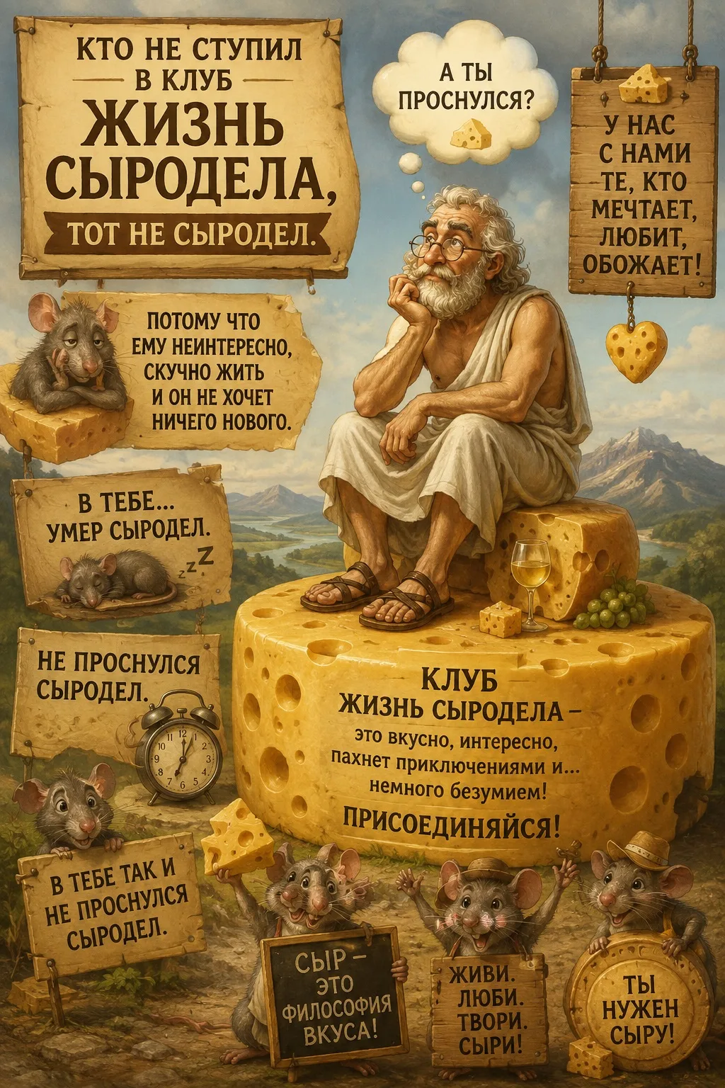 Не забудь  вступить в клуб 🙂 https://cheeseschool.ru/cheeseclub