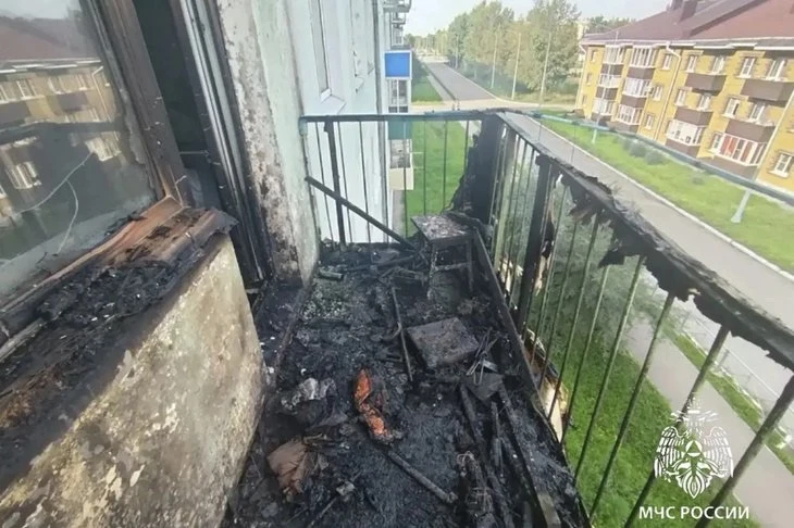 Один окурок — и нет балкона