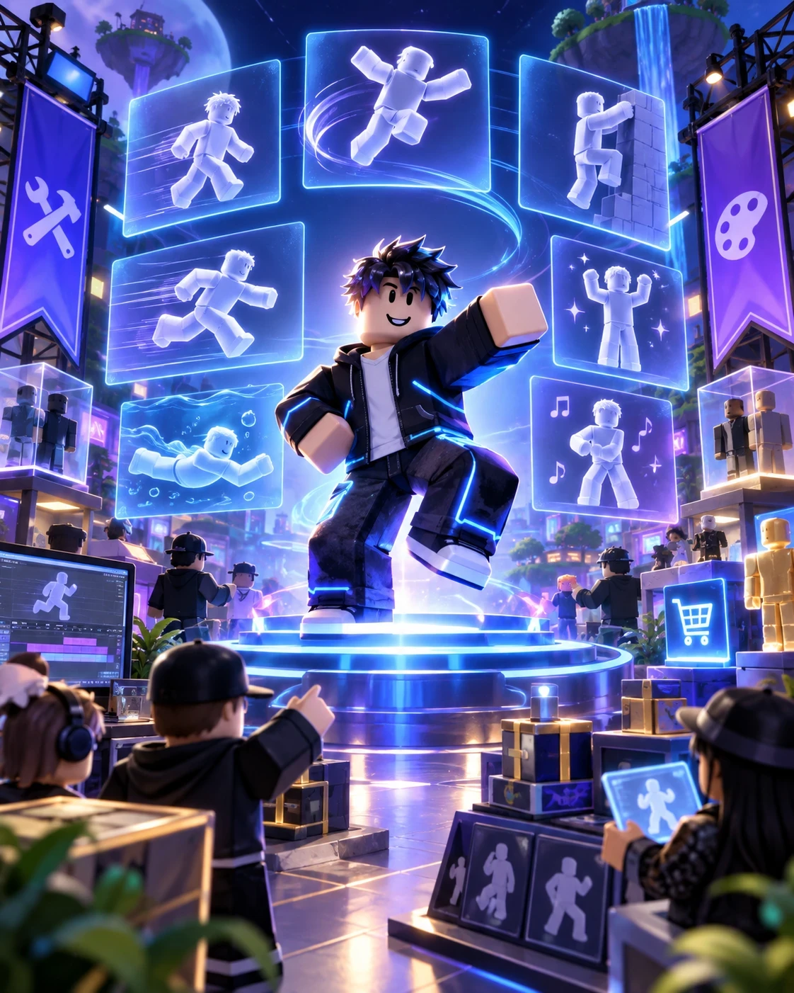 НОВЫЕ АНИМАЦИИ В ROBLOX