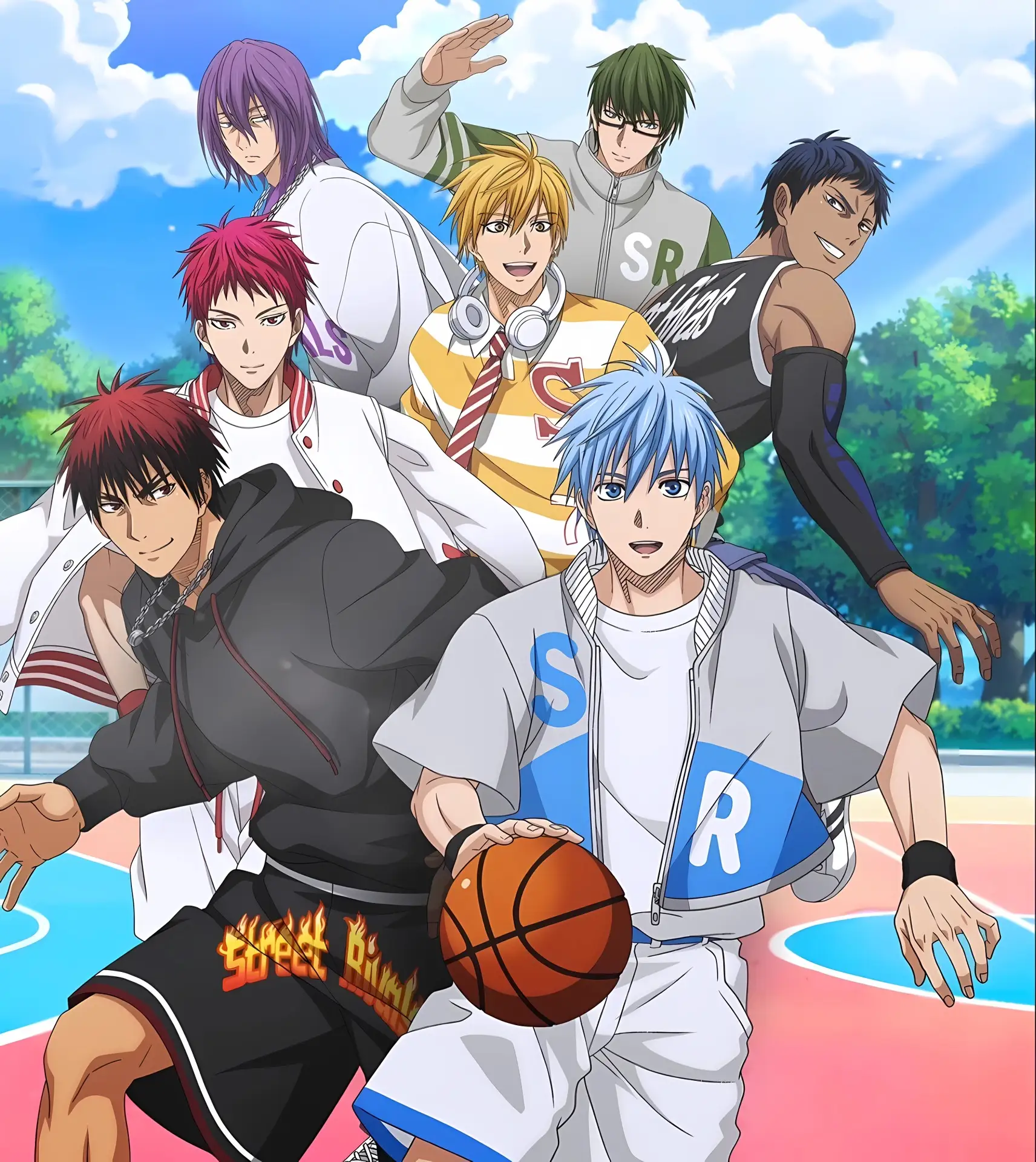 Аниме стикеры Баскетбол Куроко / Kuroko no Basuke  / Kuroko’s Basketball /  Тецуя Курок...