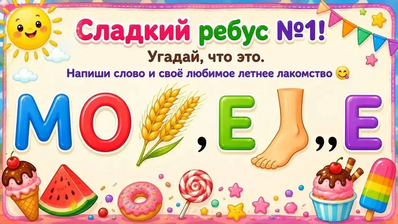 🧩Ребус № 1: угадай, что зашифровано! Напиши в комментариях отгаданное слово и расскажи...