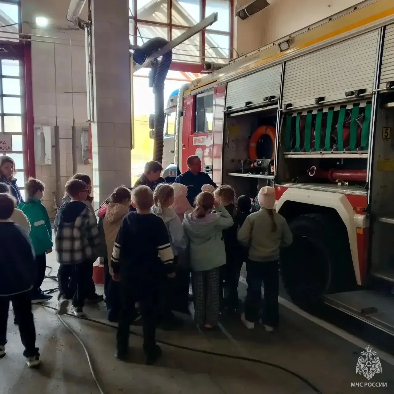 🚒 В гостях у огнеборцев
