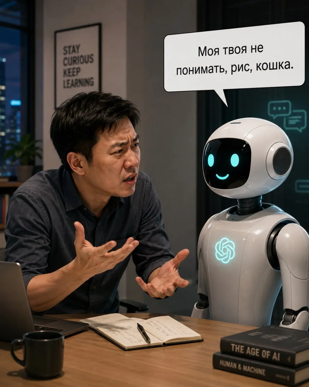 ChatGPT раздражает китайцев — чат-бот постоянно закидывает тупые фразы.   Например, в ответ на переж