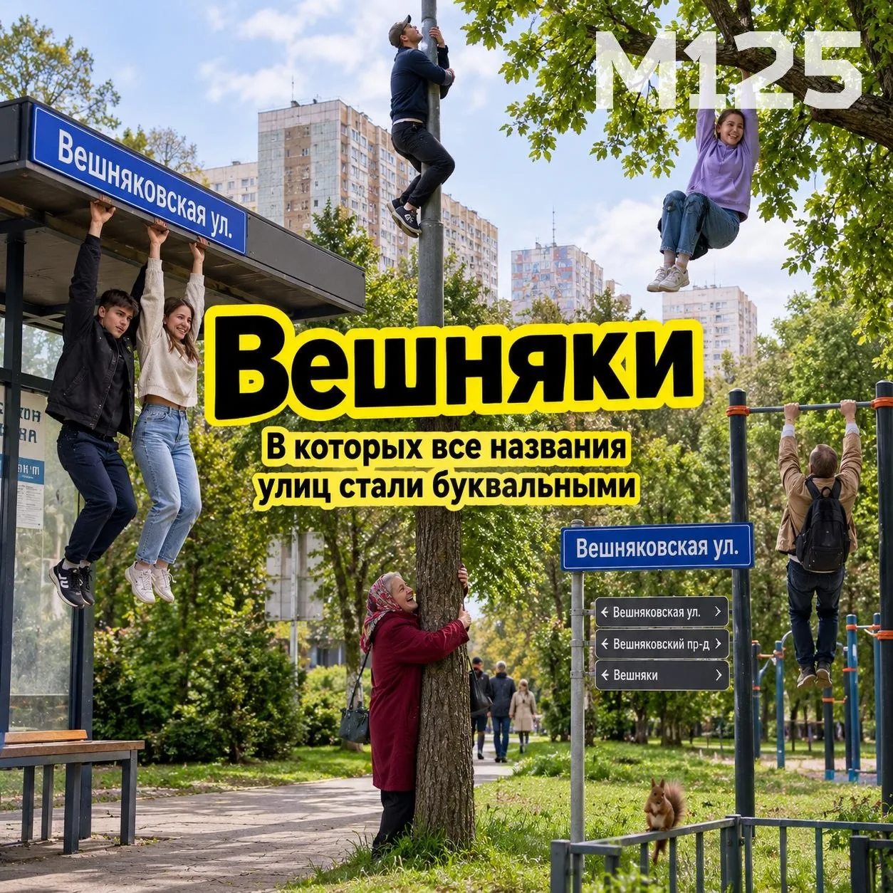 Что, если бы названия улиц в Вешняках стали буквальными?