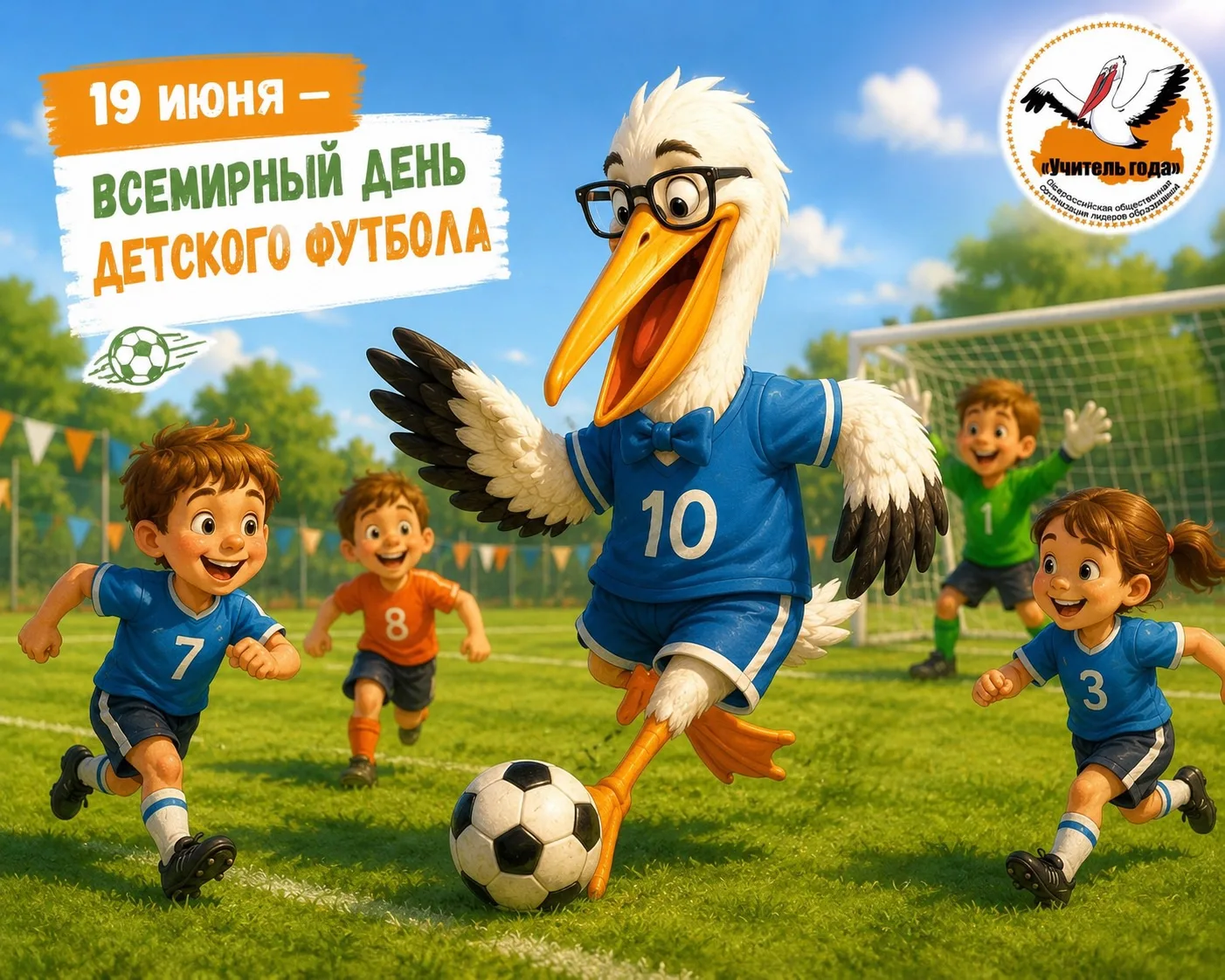 19 июня — Всемирный день детского футбола

⚽ Иногда футбольное поле становится лучшим учебным классо