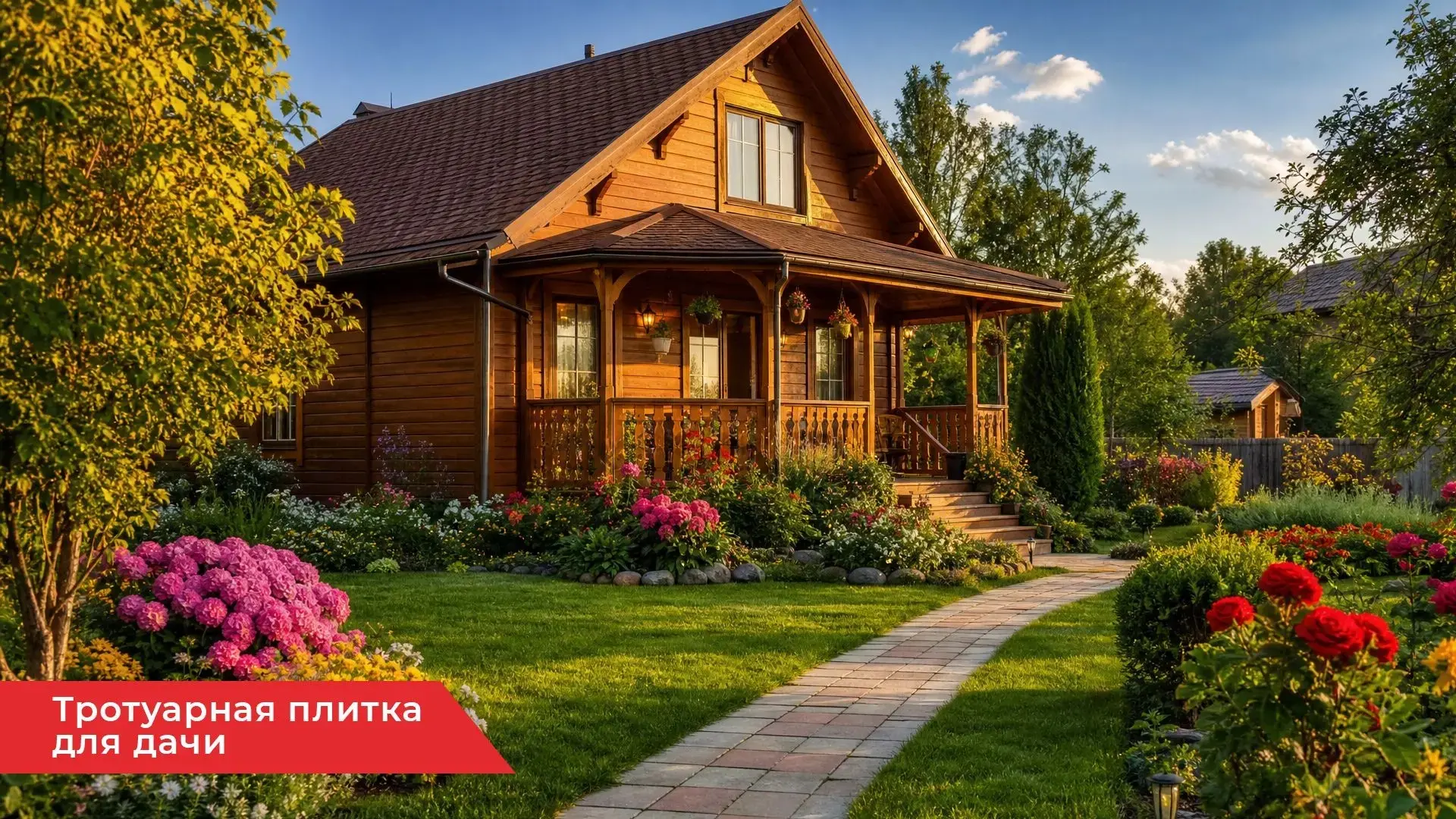Тротуарная плитка для дачи. Что выбрать?