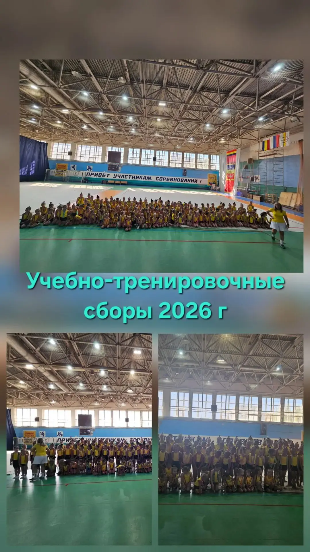 Сегодня стартовали ежегодные Учебно тренировочные сборы по художественной гимнастике.
