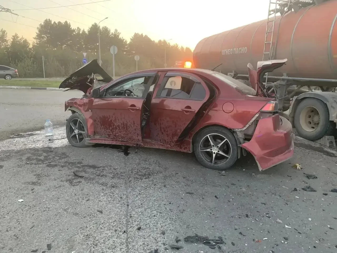 Четыре человека травмированы в дорожной аварии в с. Завьялово  7 мая 2026 года, около 19 часов 13 ми