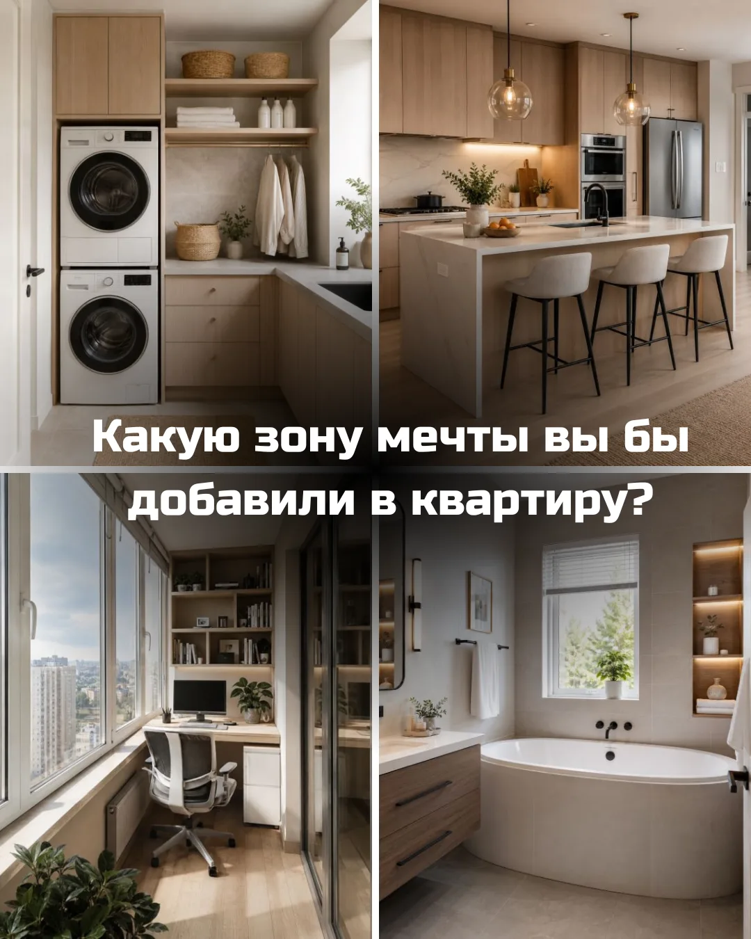 Какую зону мечты вы бы добавили в квартиру?