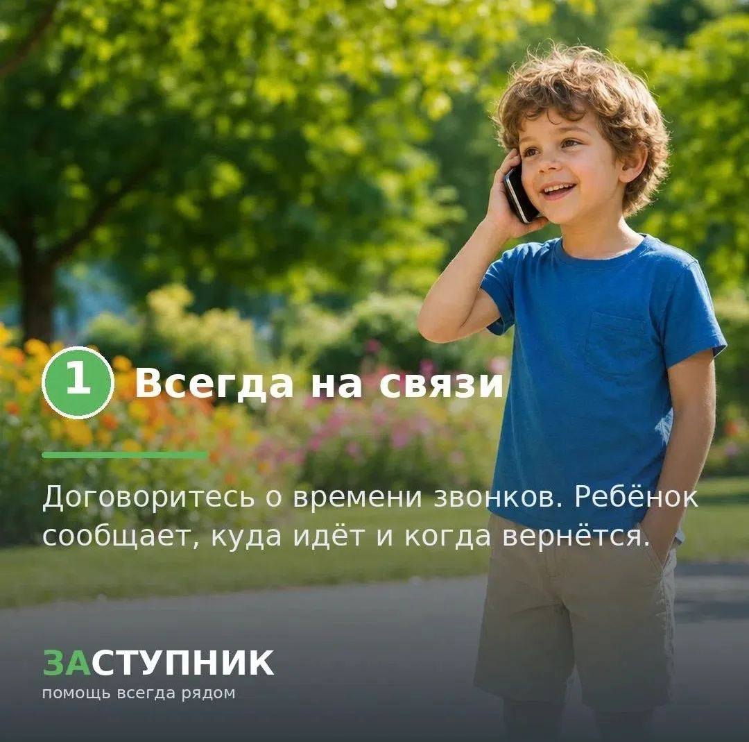 ☀️ Лето — пора, когда дети больше всего гуляют сами. И именно летом резко растёт число тревожных сит