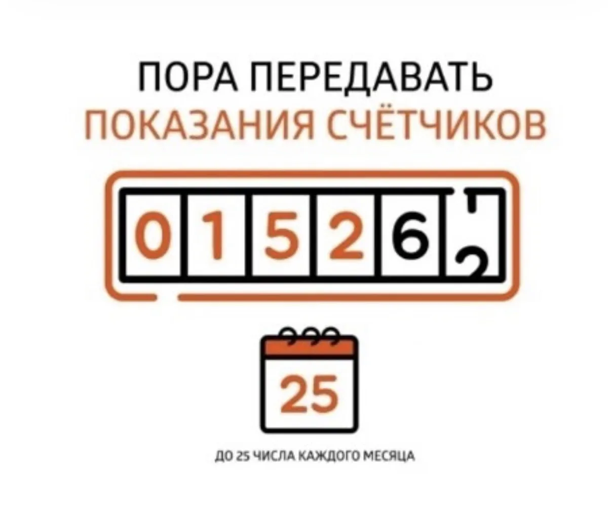 ЖК GORIZONT, настало время передать показания счётчиков воды! 💧

Счётчики сами себя не посчитают, а