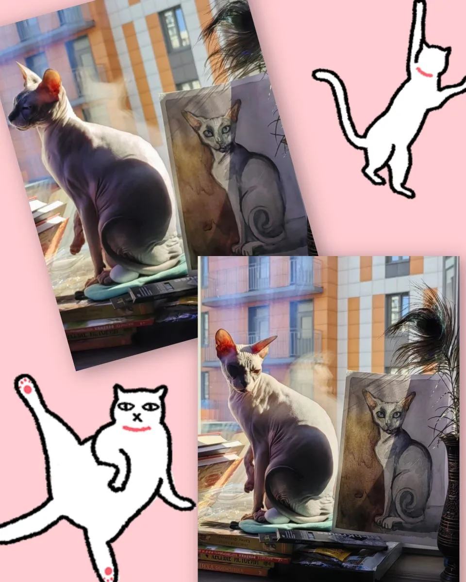 ☺ Амели😻 (1 год и 3 месяца) точно знает, что талант и грация даются не каждому, поэтом...