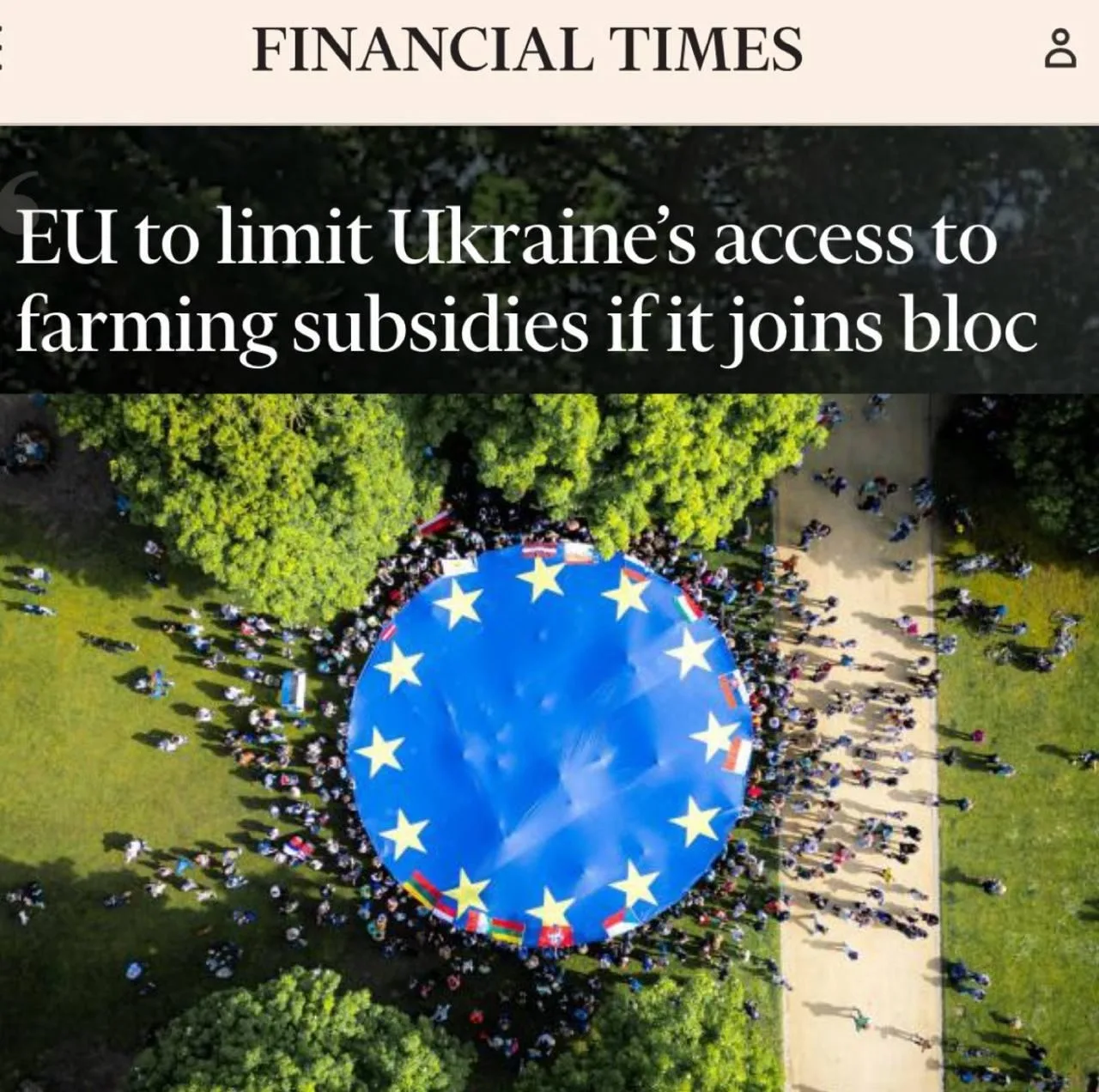 🇪🇺 🇺🇦 Брюссель готовит блокаду украинского зерна внутри самого ЕС