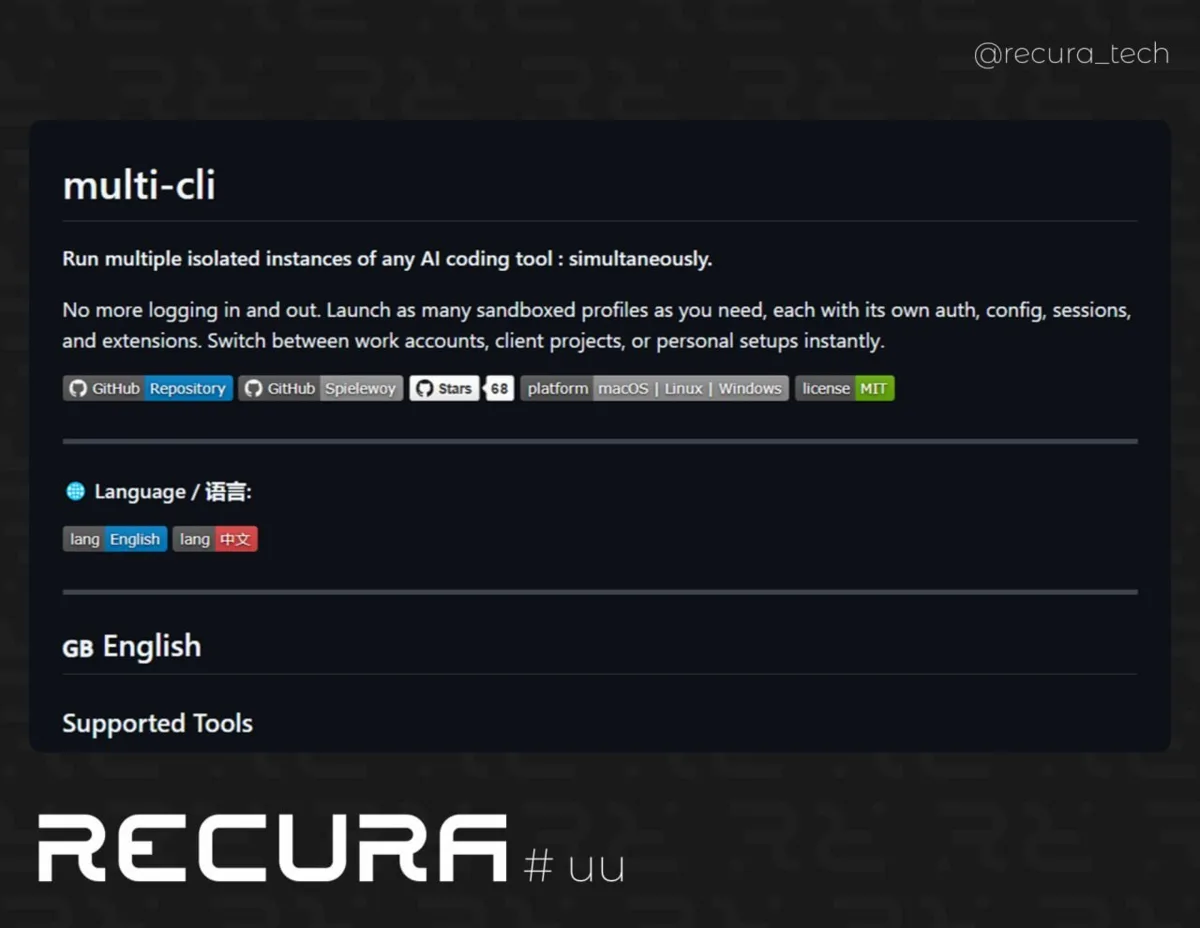 🌐 multi-codex

👁️ Утилита для одновременного запуска нескольких независимых экземпляров Codex CL