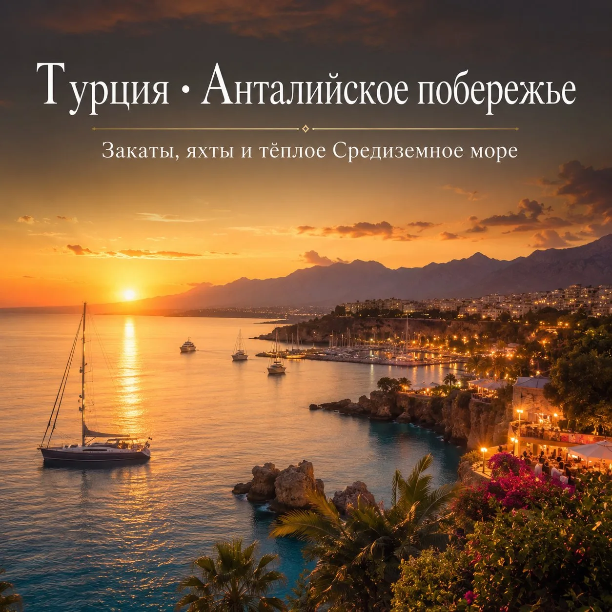 ✨ Туры в Турцию · Анталийское побережье